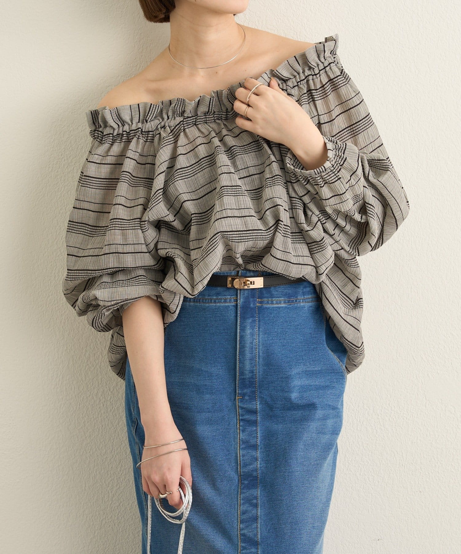 Omekashi(オメカシ) オフショルブラウス