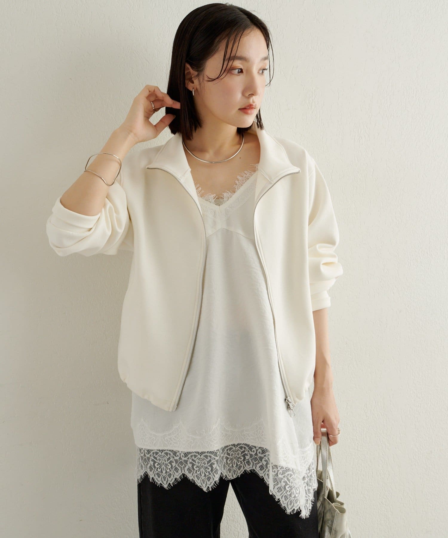 Omekashi(オメカシ) ポンチブルゾン