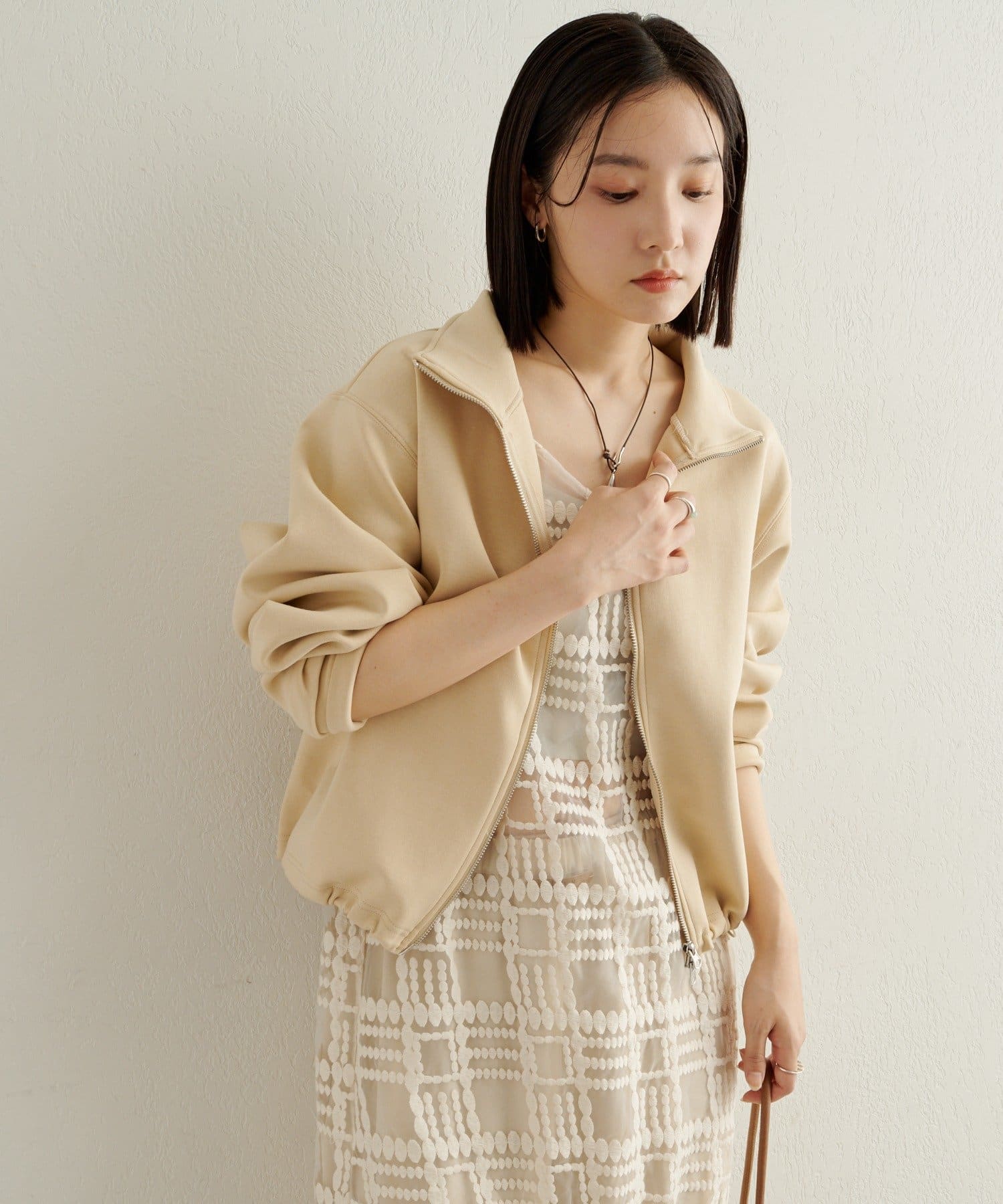 Omekashi(オメカシ) ポンチブルゾン