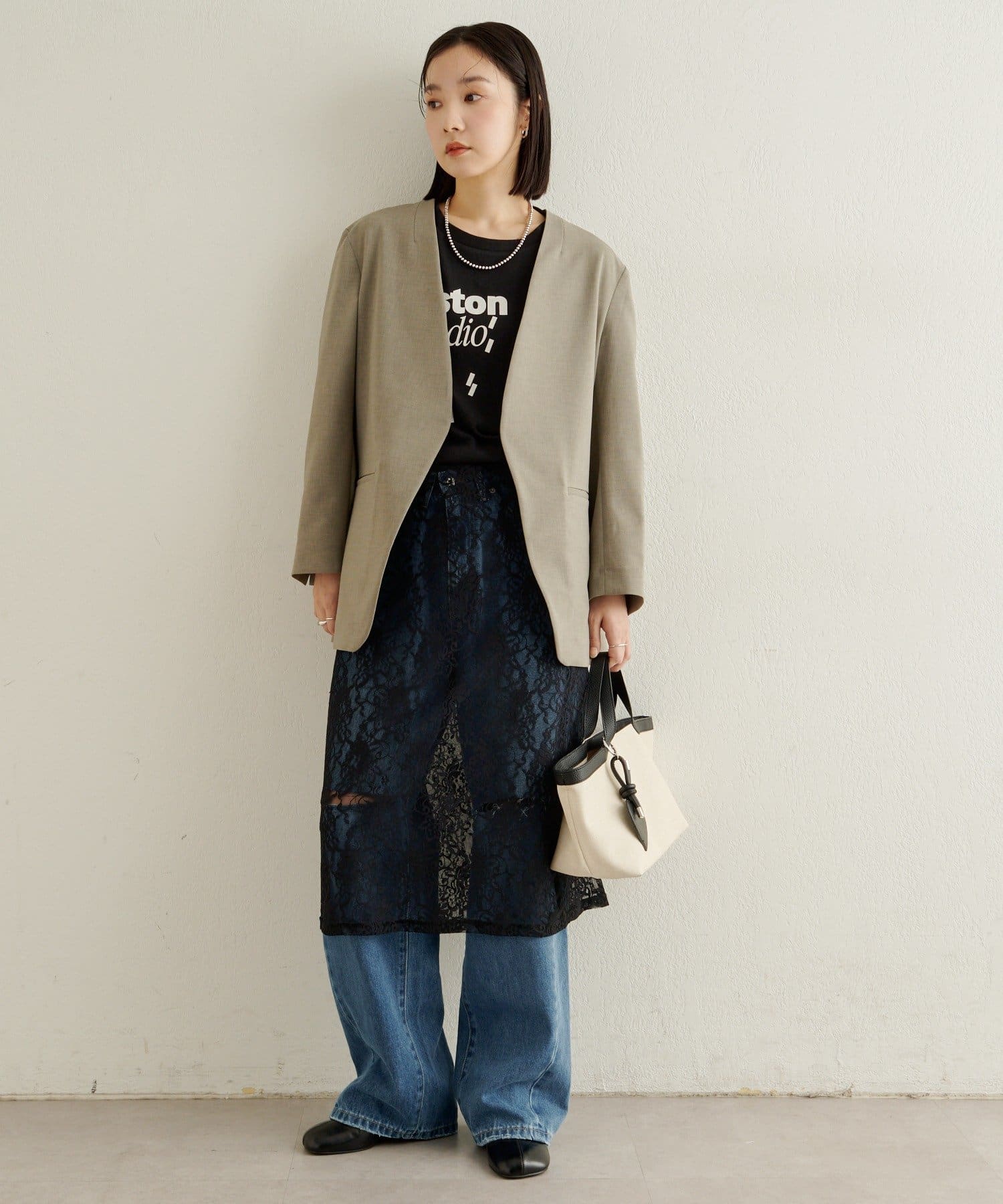 Omekashi(オメカシ) ロゴT