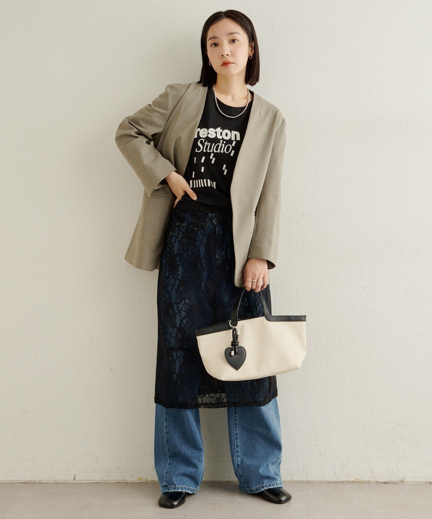 Omekashi(オメカシ) ロゴT