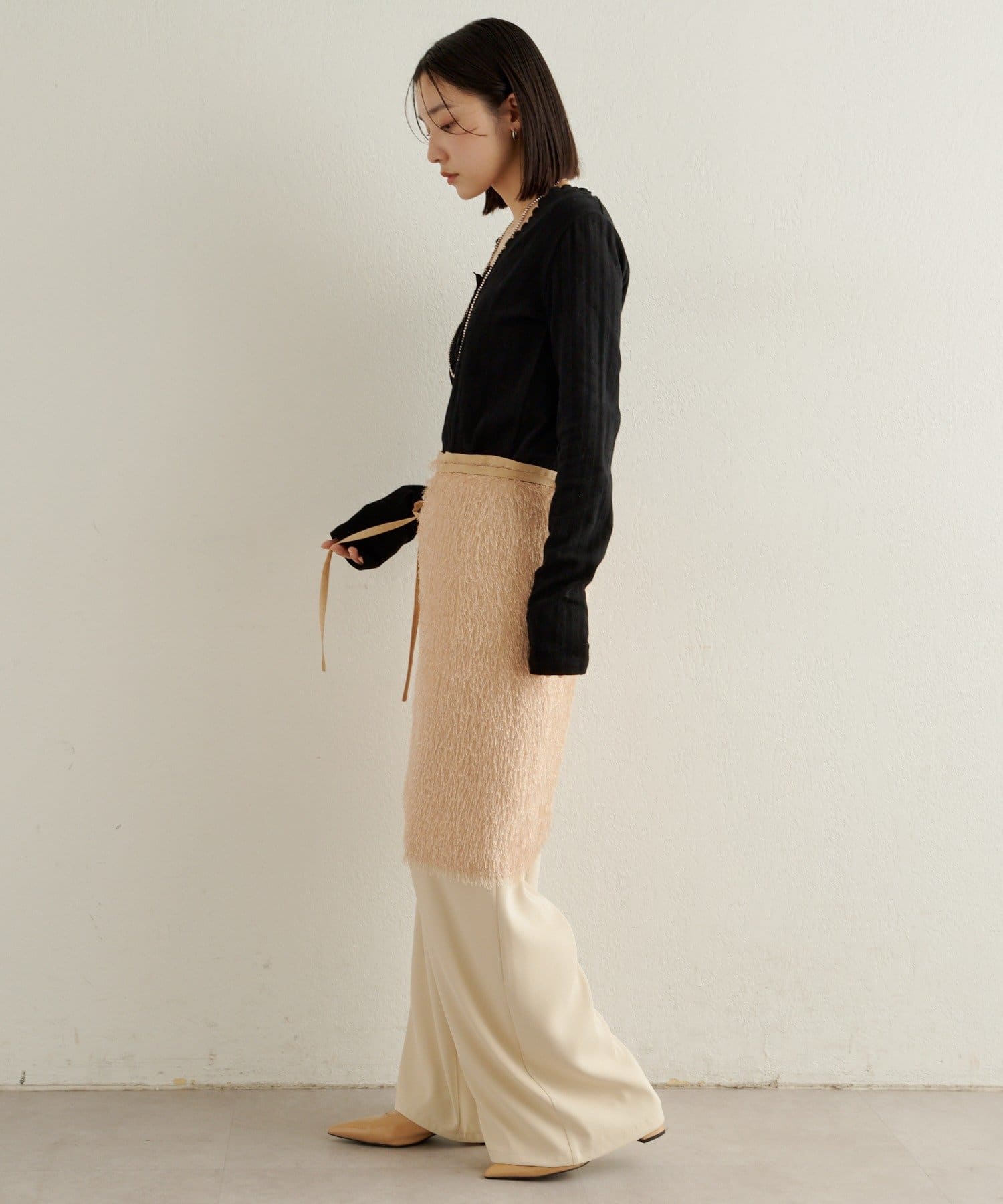 Omekashi(オメカシ) 針抜きロングTシャツ