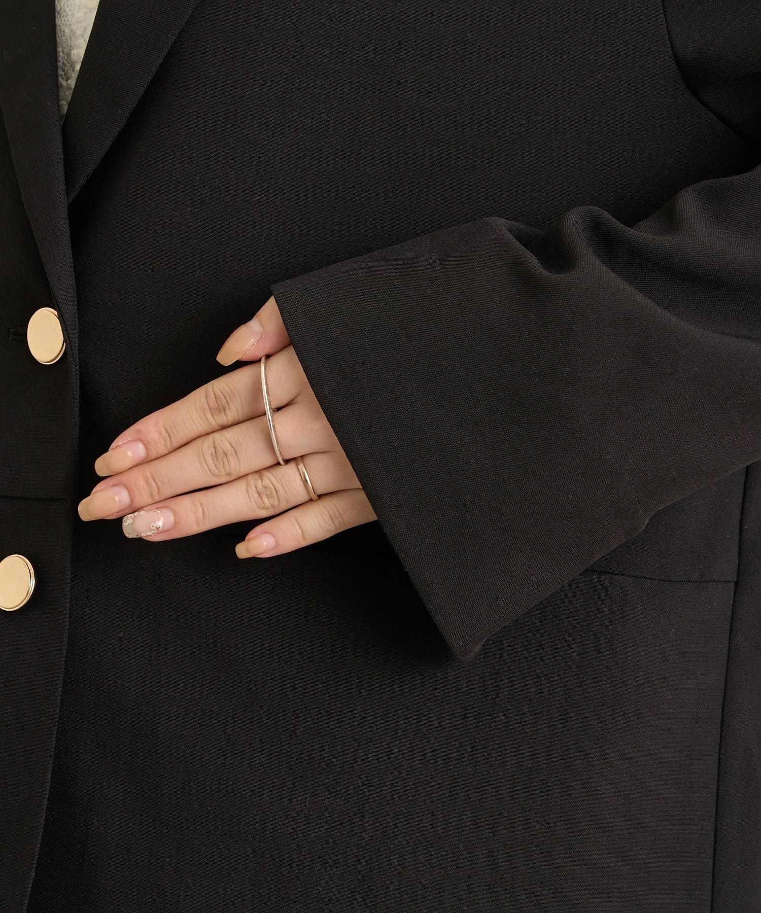 Omekashi(オメカシ) 【セットアップ着用可能◎】バックデザインテーラードジャケット