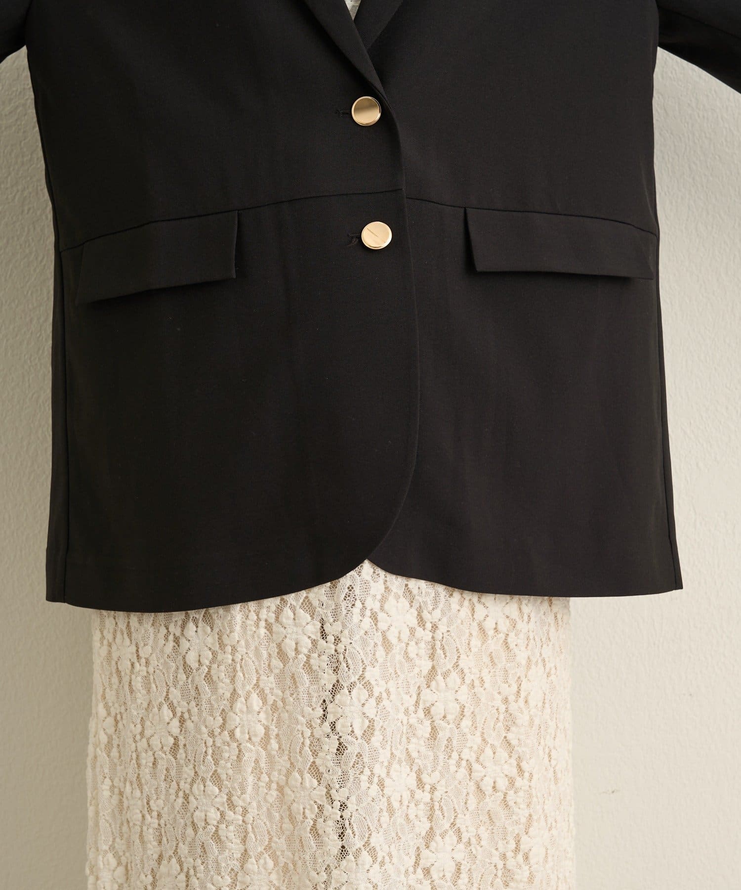 Omekashi(オメカシ) 【セットアップ着用可能◎】バックデザインテーラードジャケット