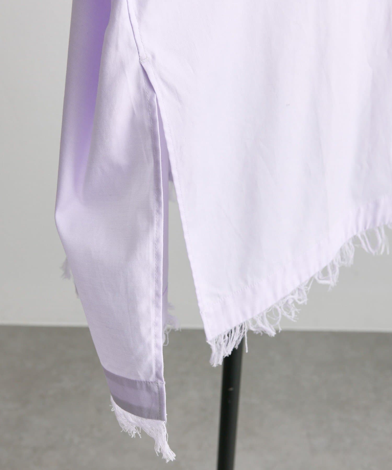 ear PAPILLONNER(イア パピヨネ) オーバーサイズフリンジシャツ【SUM1 STYLE(スミスタイル)】