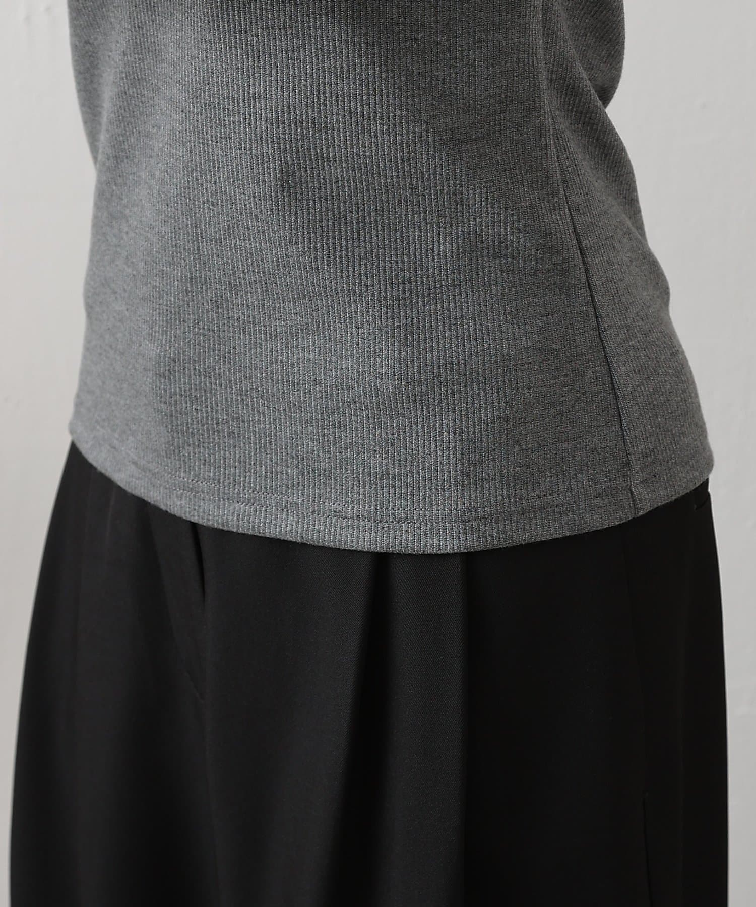 COLONY 2139(コロニー トゥーワンスリーナイン) テレコレイヤードヘンリーネックプルオーバー