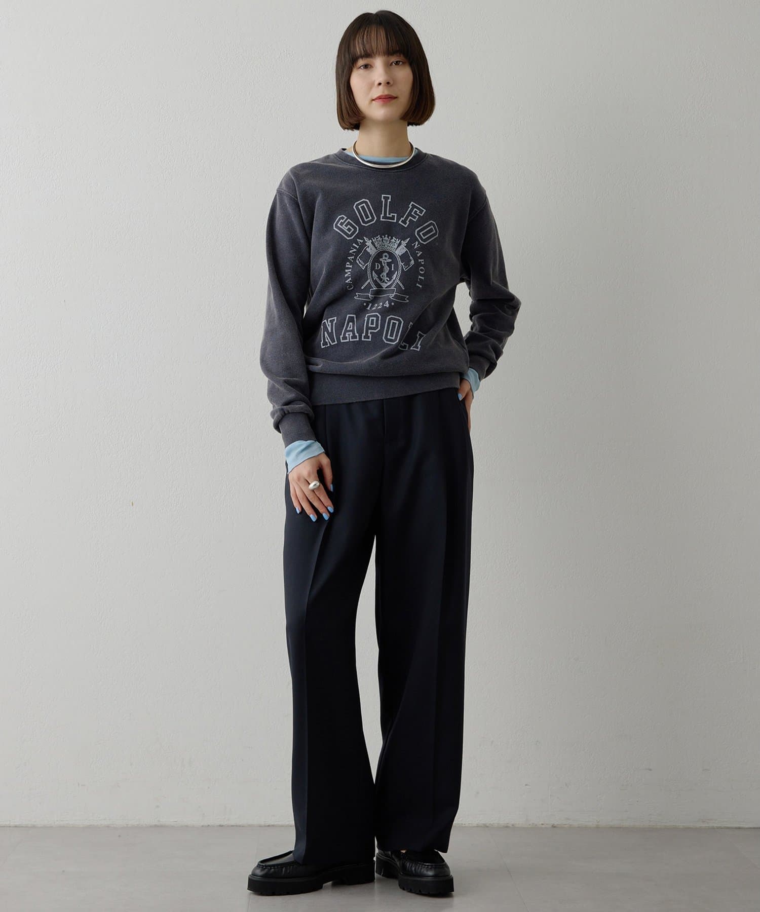 Whim Gazette(ウィム ガゼット) ハイウエストタックパンツ