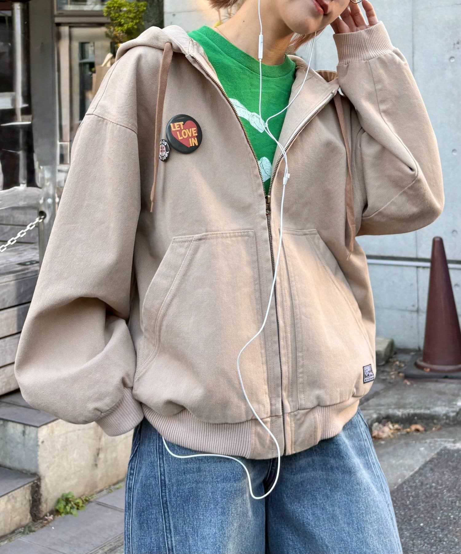 CIAOPANIC TYPY(チャオパニックティピー) 【UNISEX】デニムフードジャケット