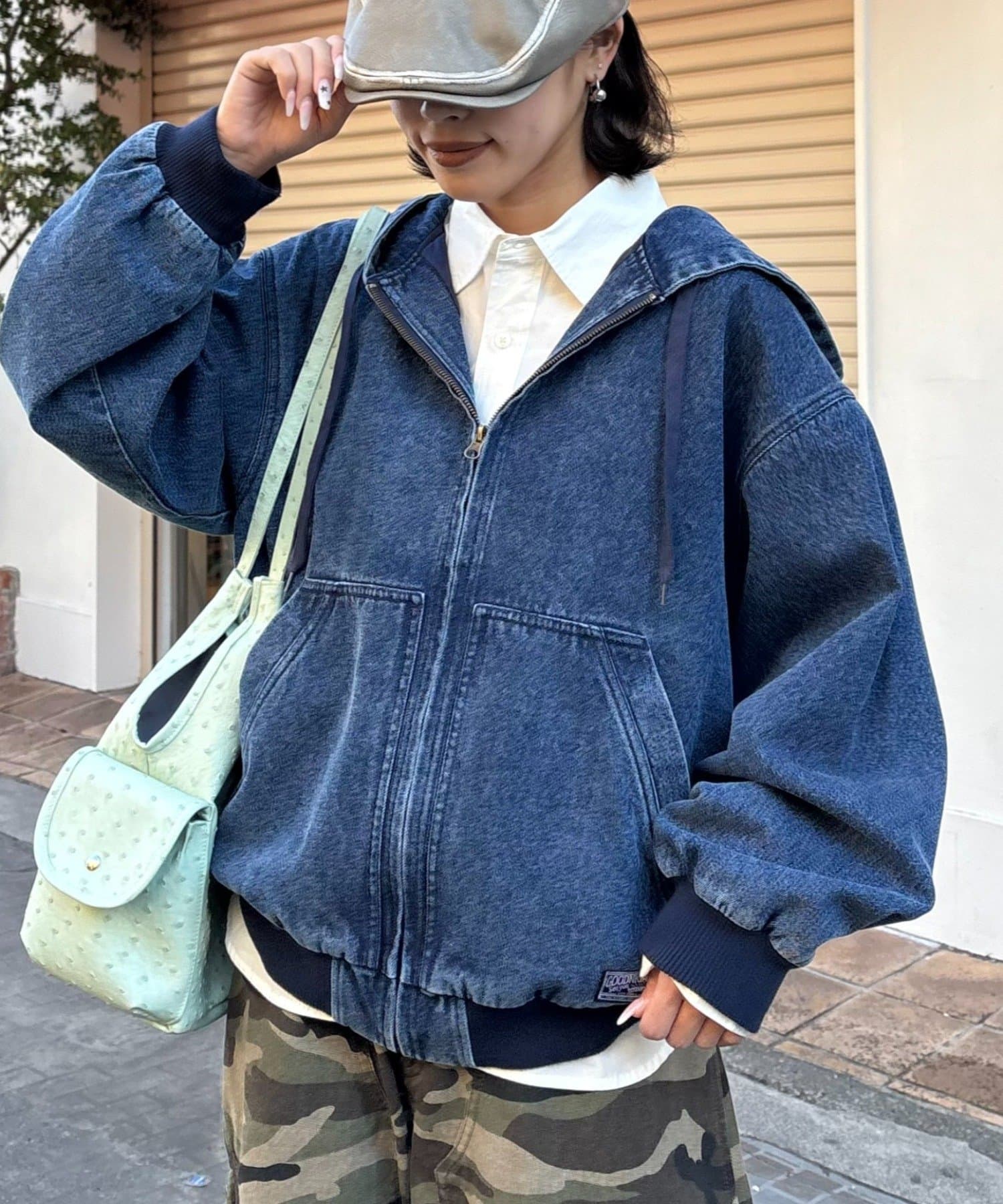 CIAOPANIC TYPY(チャオパニックティピー) 【UNISEX】デニムフードジャケット