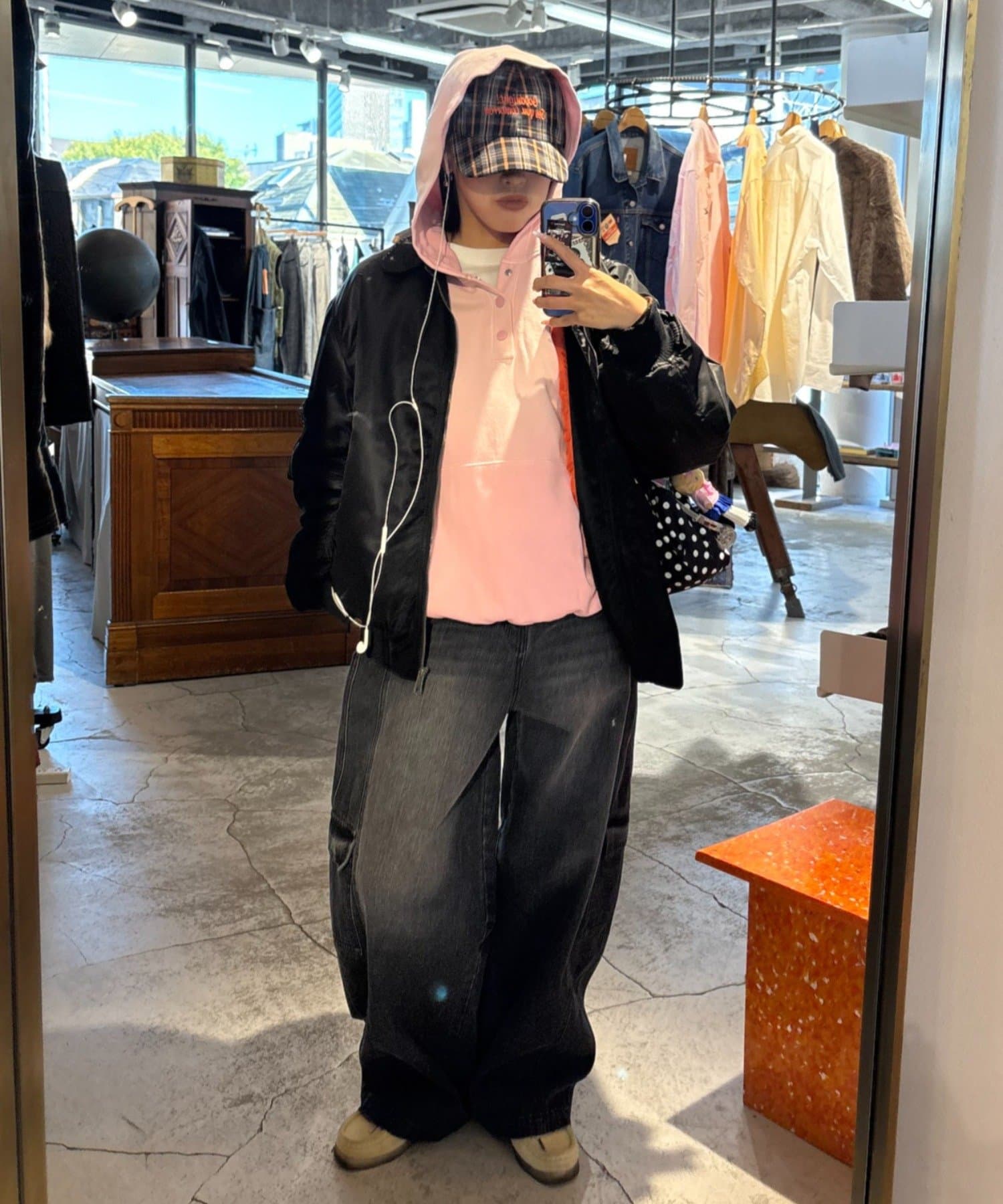 CIAOPANIC TYPY(チャオパニックティピー) 【UNISEX】バルーンカーブカーゴデニムパンツ