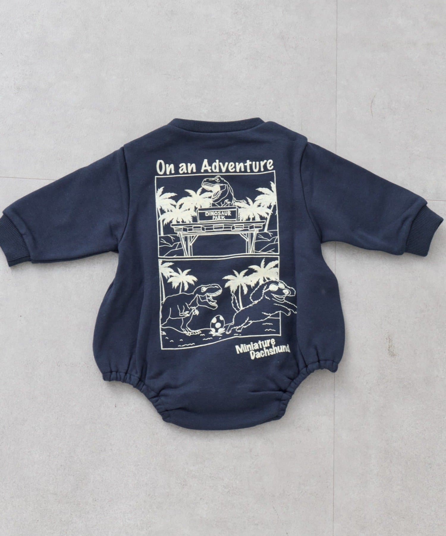 CIAOPANIC TYPY(チャオパニックティピー) 【BABY】DOG刺繍スウェットロンパース/WEB限定カラーあり