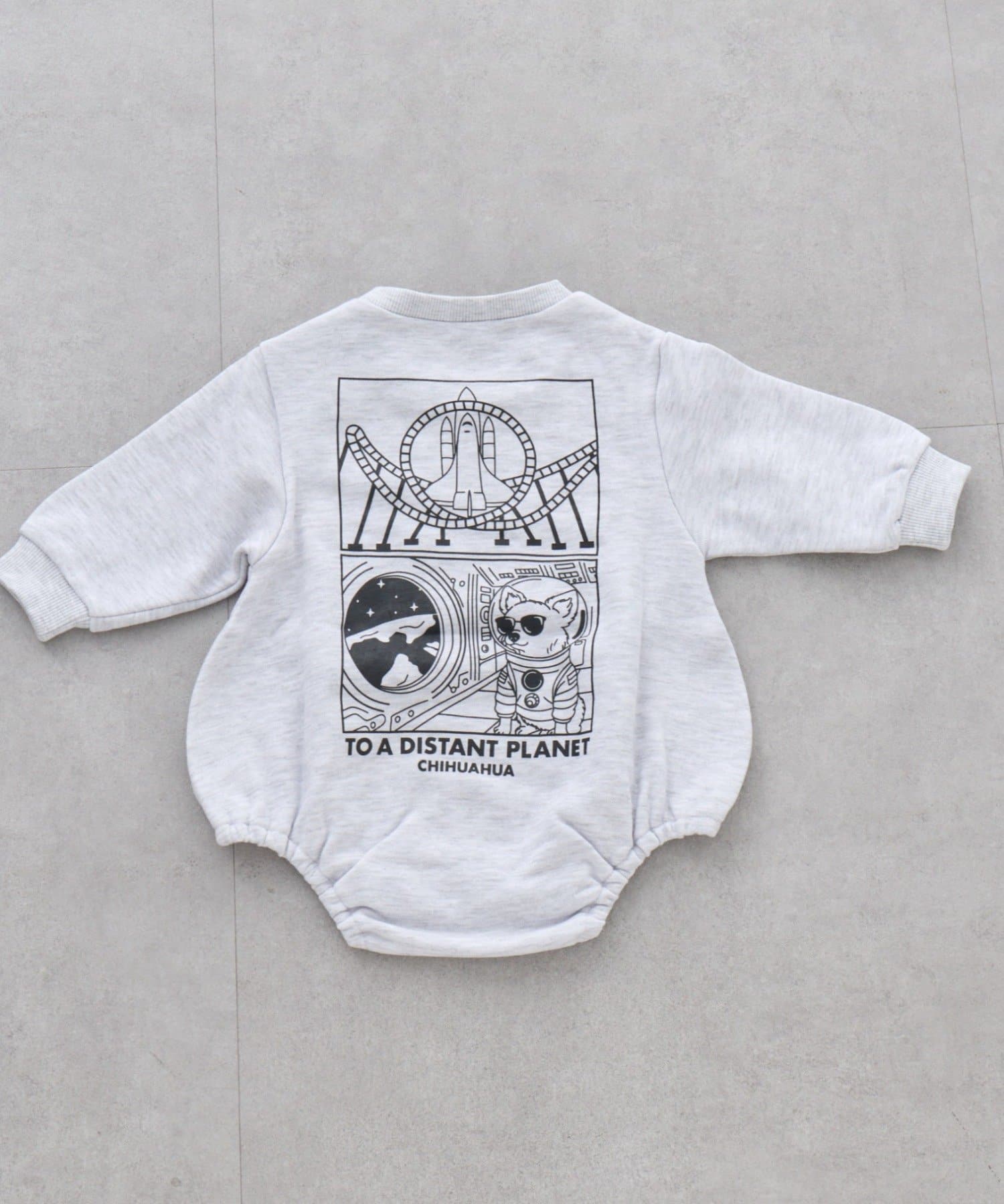 CIAOPANIC TYPY(チャオパニックティピー) 【BABY】DOG刺繍スウェットロンパース/WEB限定カラーあり