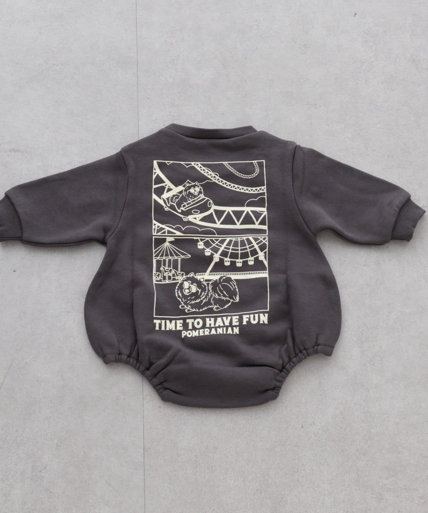 CIAOPANIC TYPY(チャオパニックティピー) 【BABY】DOG刺繍スウェットロンパース/WEB限定カラーあり