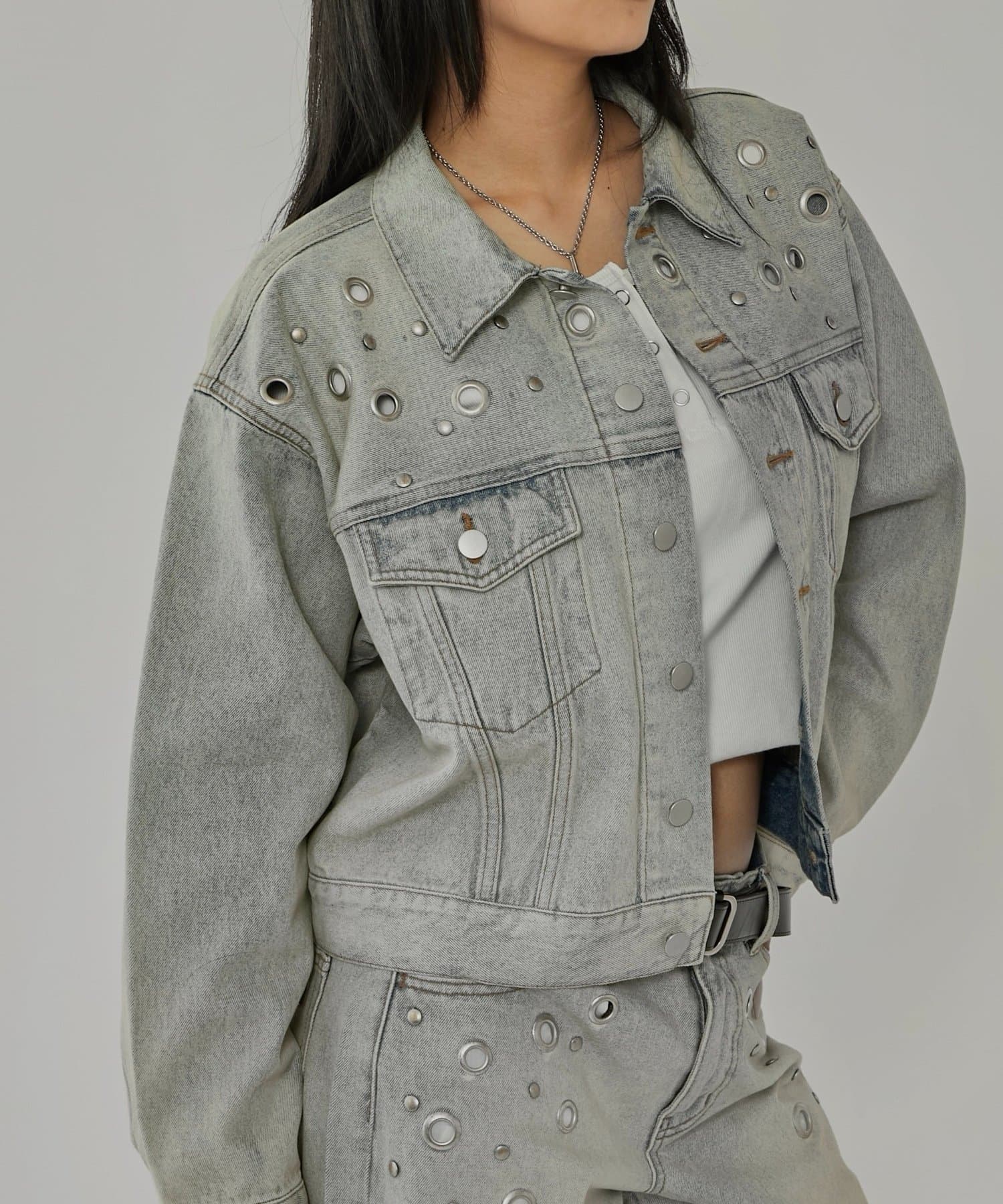 WHO’S WHO gallery(フーズフーギャラリー) ハトメデニムジャケット