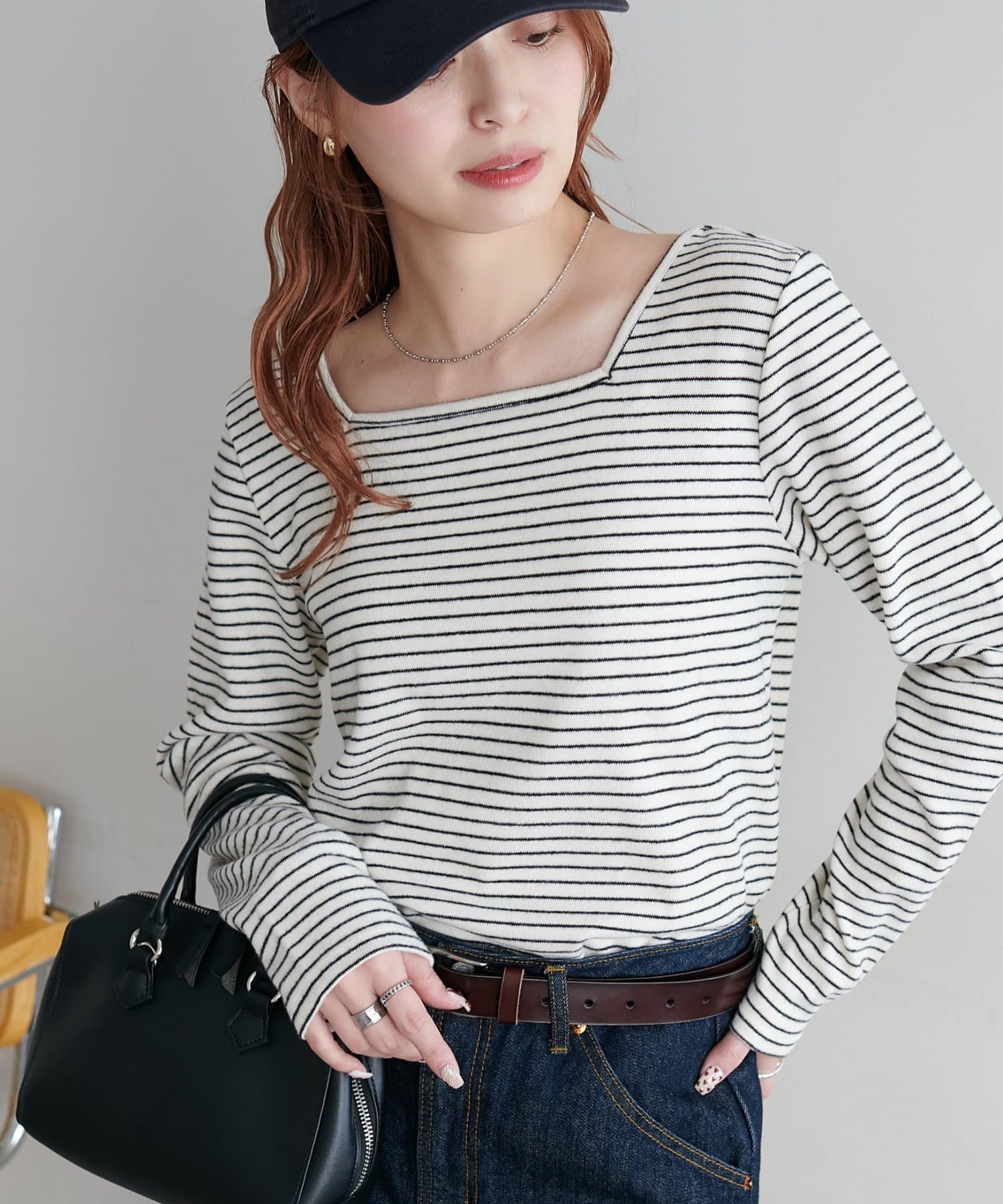 DISCOAT(ディスコート) 【SS先行予約/WEB限定】起毛前後2WAYネックプルオーバー