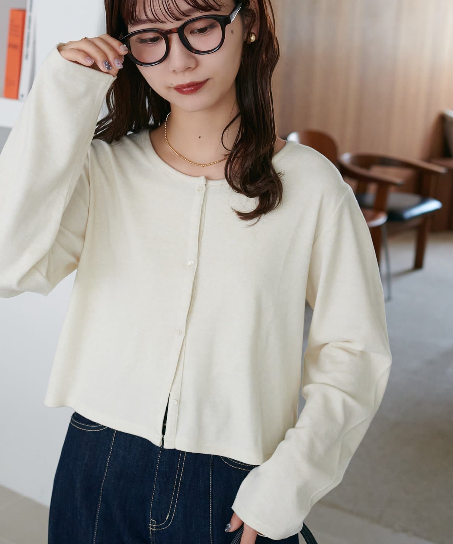 DISCOAT(ディスコート) 【SS先行予約/7色展開!/WEB限定】起毛前後2WAYカーデ