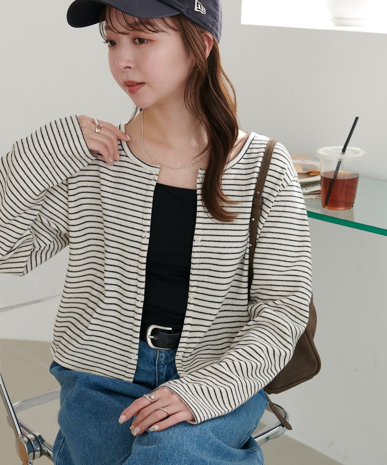 DISCOAT(ディスコート) 【SS先行予約/7色展開!/WEB限定】起毛前後2WAYカーデ