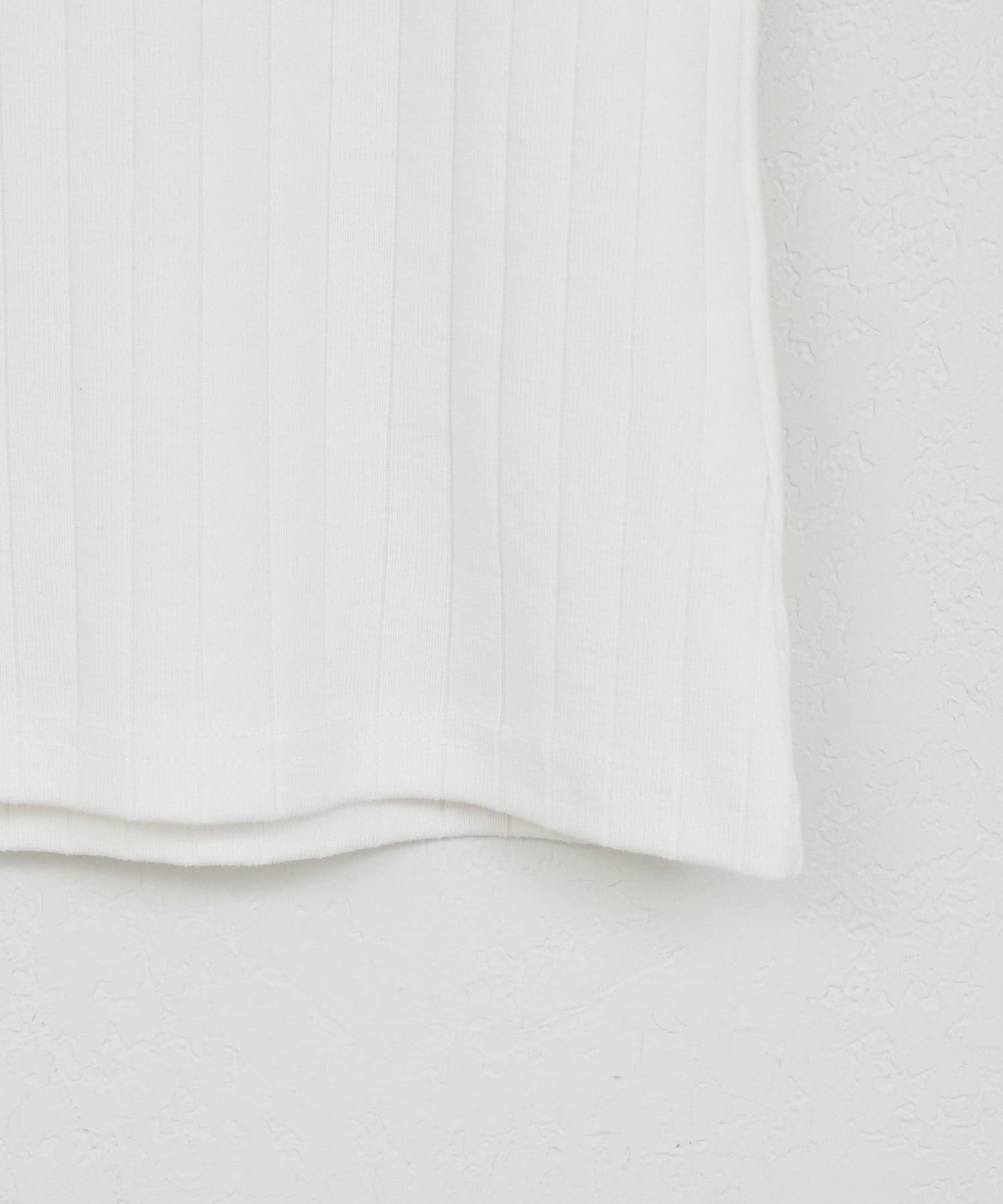 DISCOAT(ディスコート) 【WEB限定】ワイドリブフレンチスリーブTシャツ