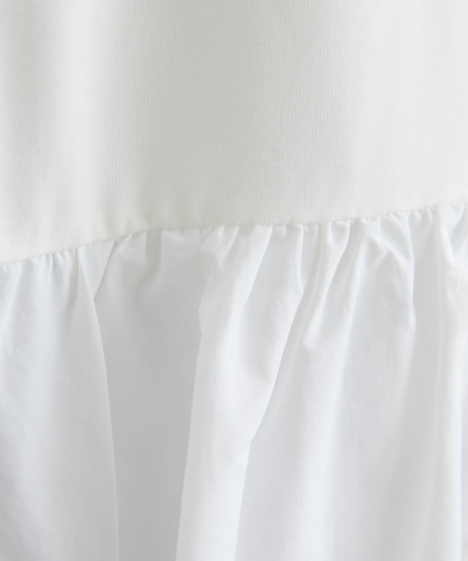 DISCOAT(ディスコート) 【WEB限定】バルーンペプラムフレンチTシャツ