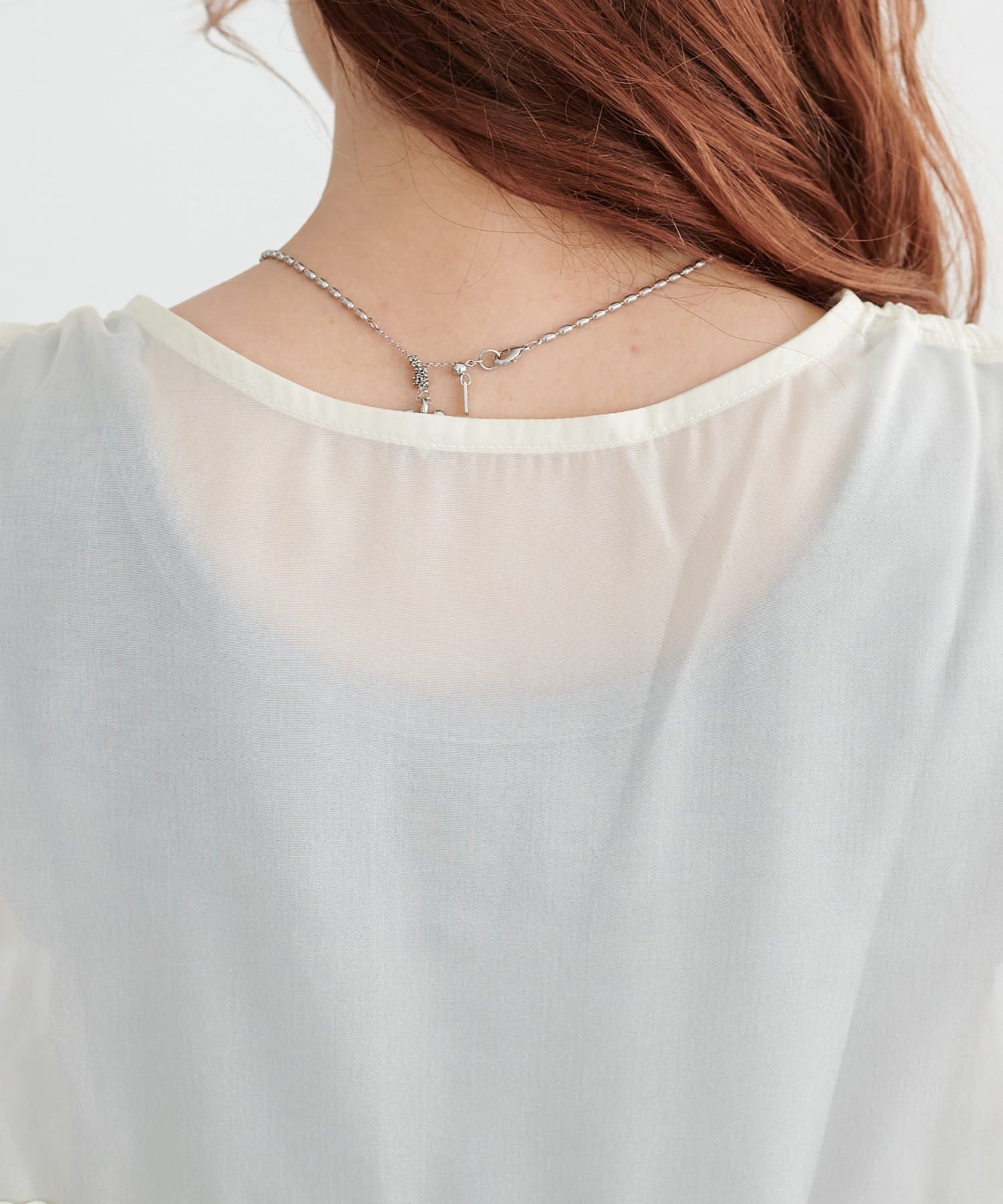 DISCOAT(ディスコート) 【WEB限定】ギャザーリボンベスト