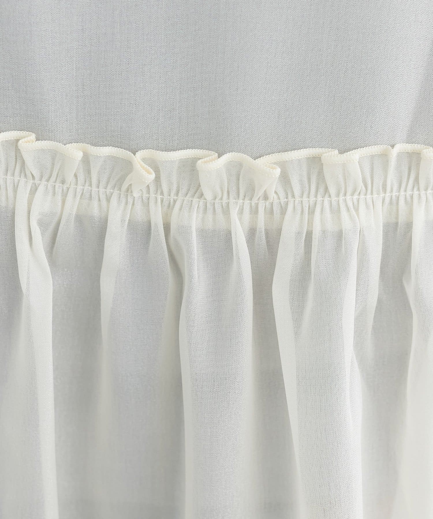 DISCOAT(ディスコート) 【WEB限定】ギャザーリボンベスト