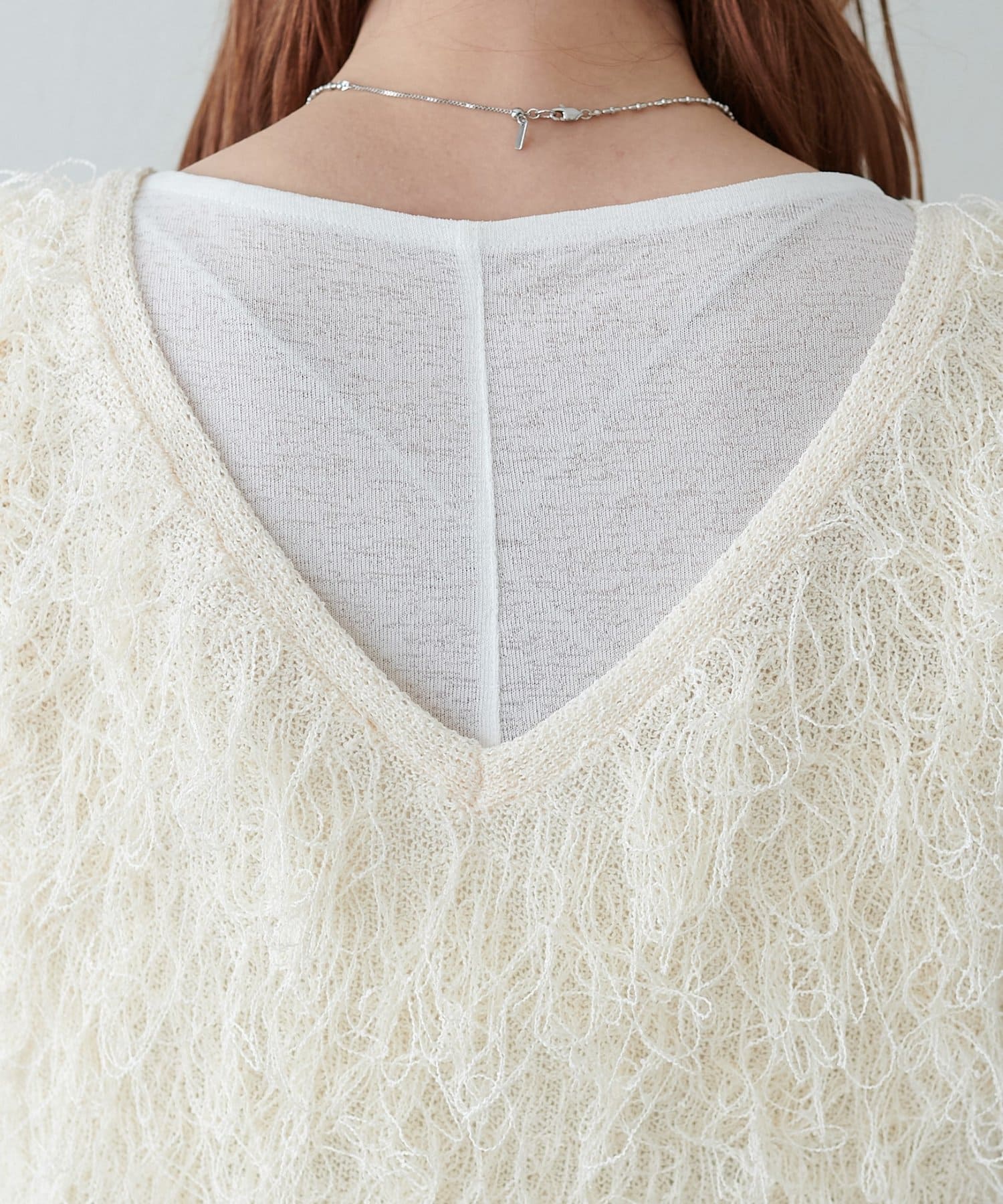 DISCOAT(ディスコート) 【WEB限定】ループフリンジベスト