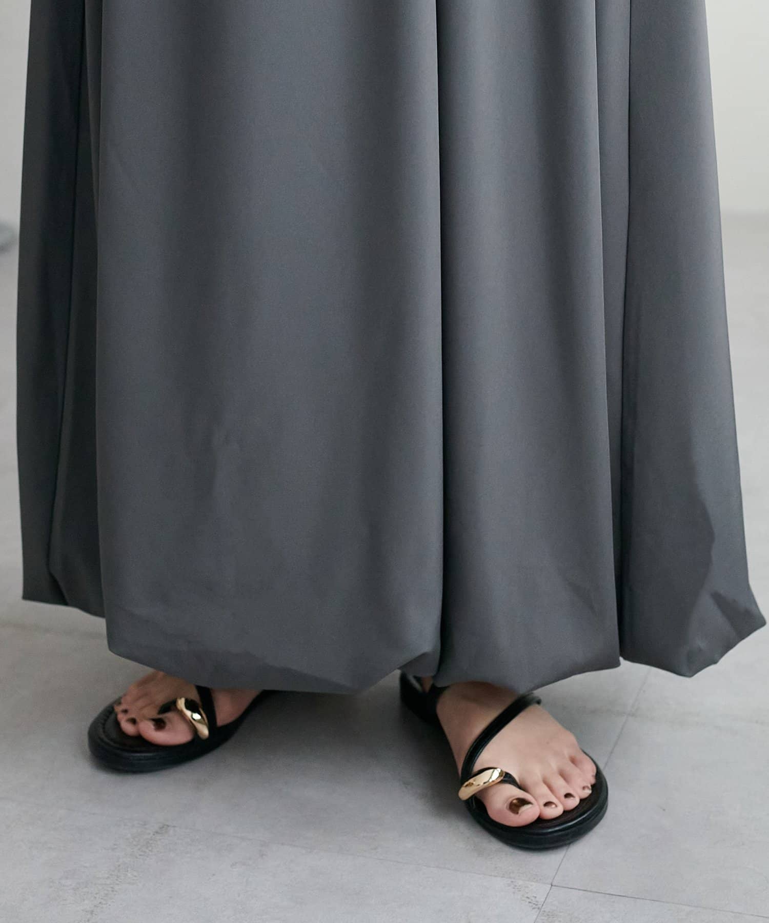 DISCOAT(ディスコート) 【WEB限定】半袖ドッキングバルーンワンピース