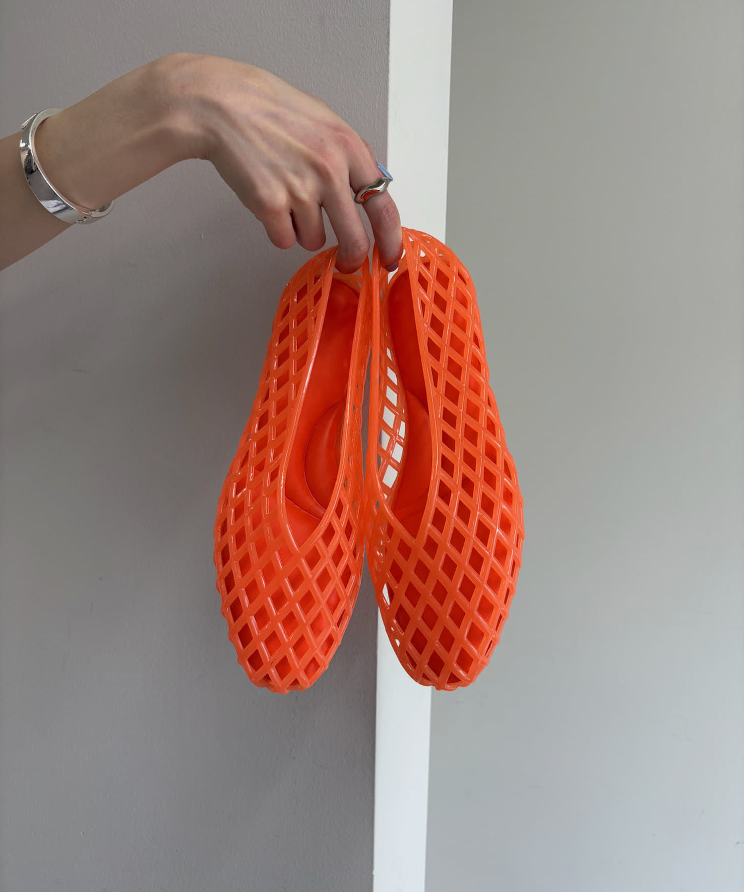 OUTLET(アウトレット) 【mystic】[PANTHINK]クリアメッシュバレエ