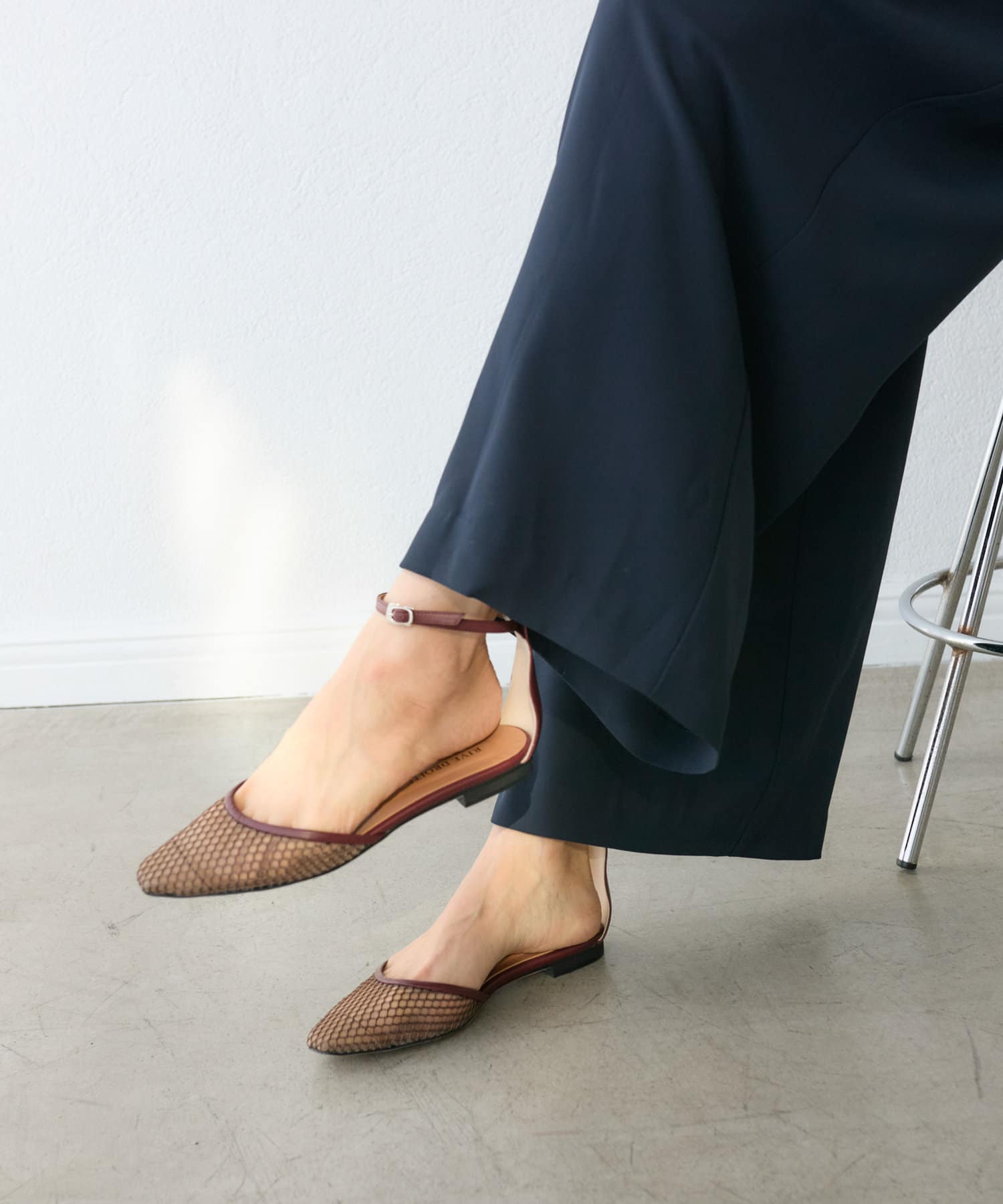 OUTLET(アウトレット) 【RIVE DROITE】MESHフラットシューズ