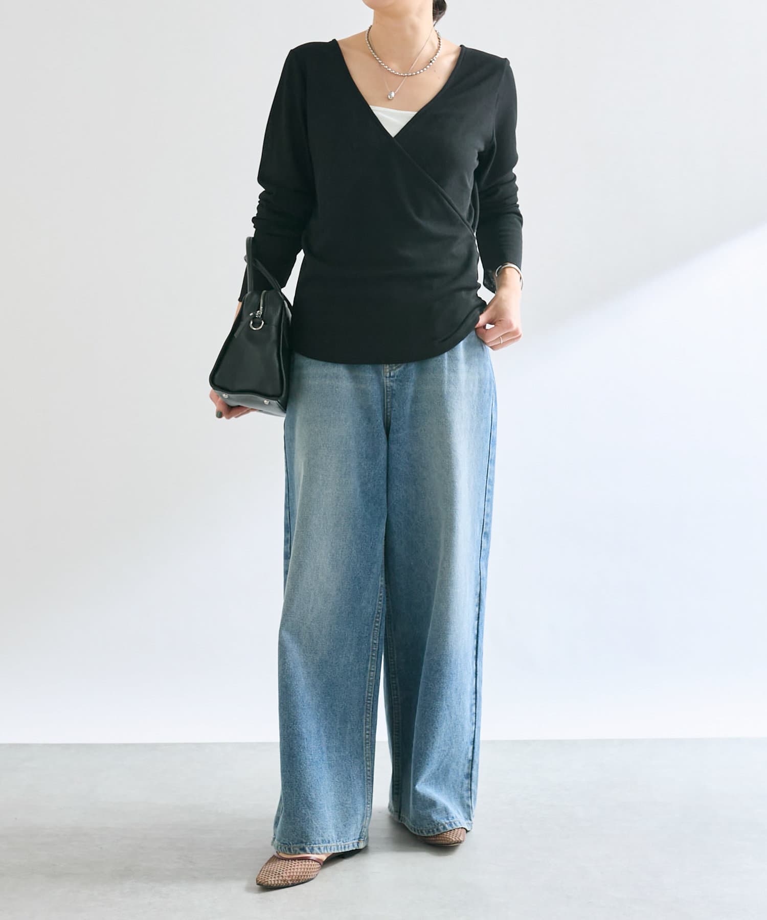 OUTLET(アウトレット) 【RIVE DROITE】MESHフラットシューズ