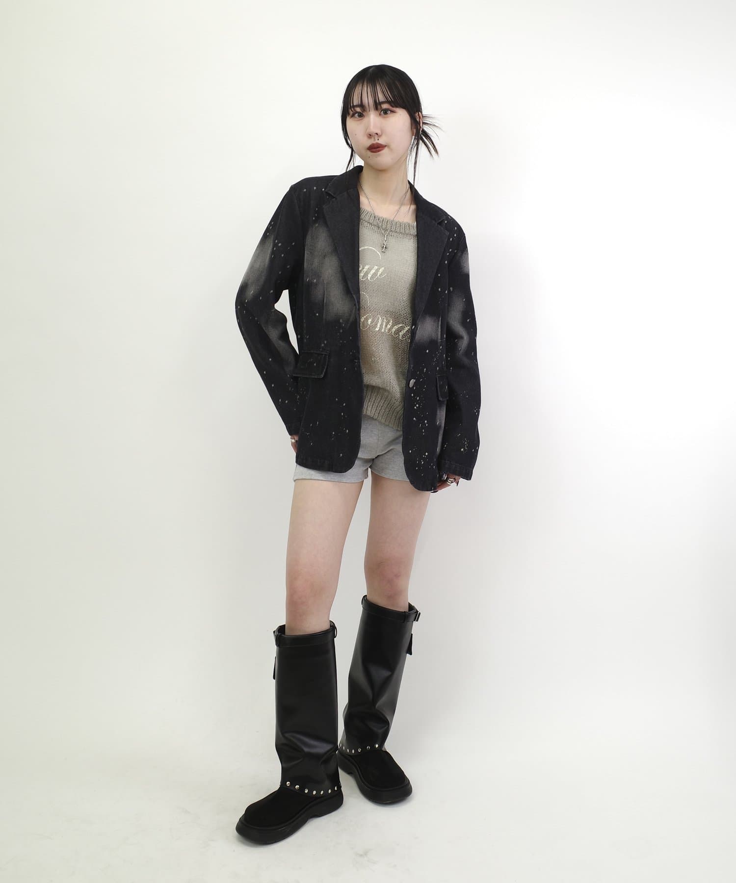 OUTLET(アウトレット) 【WHO'S WHO gallery】ベルトスタッズブーツ