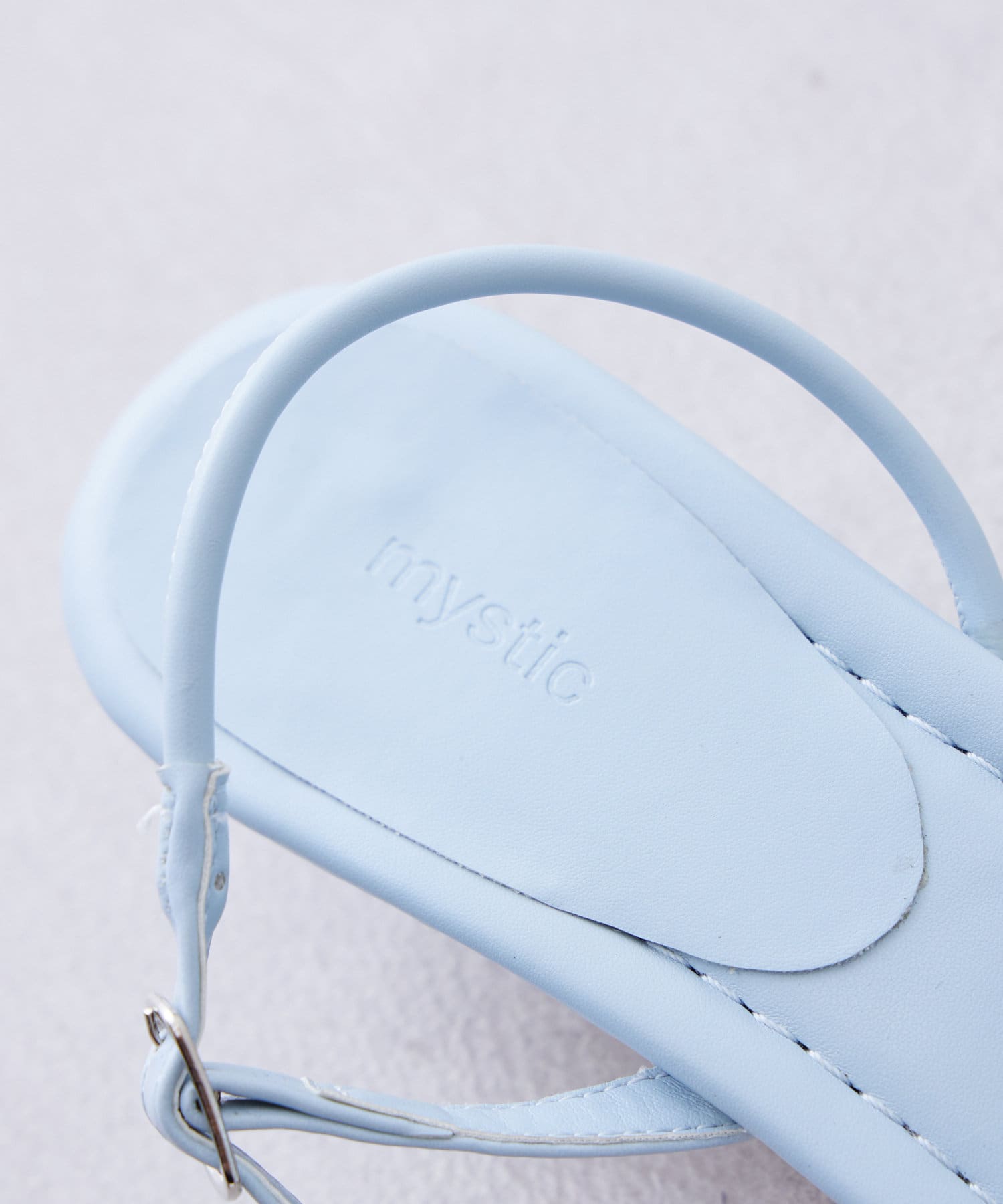 OUTLET(アウトレット) 【mystic】パテッドヒールサンダル