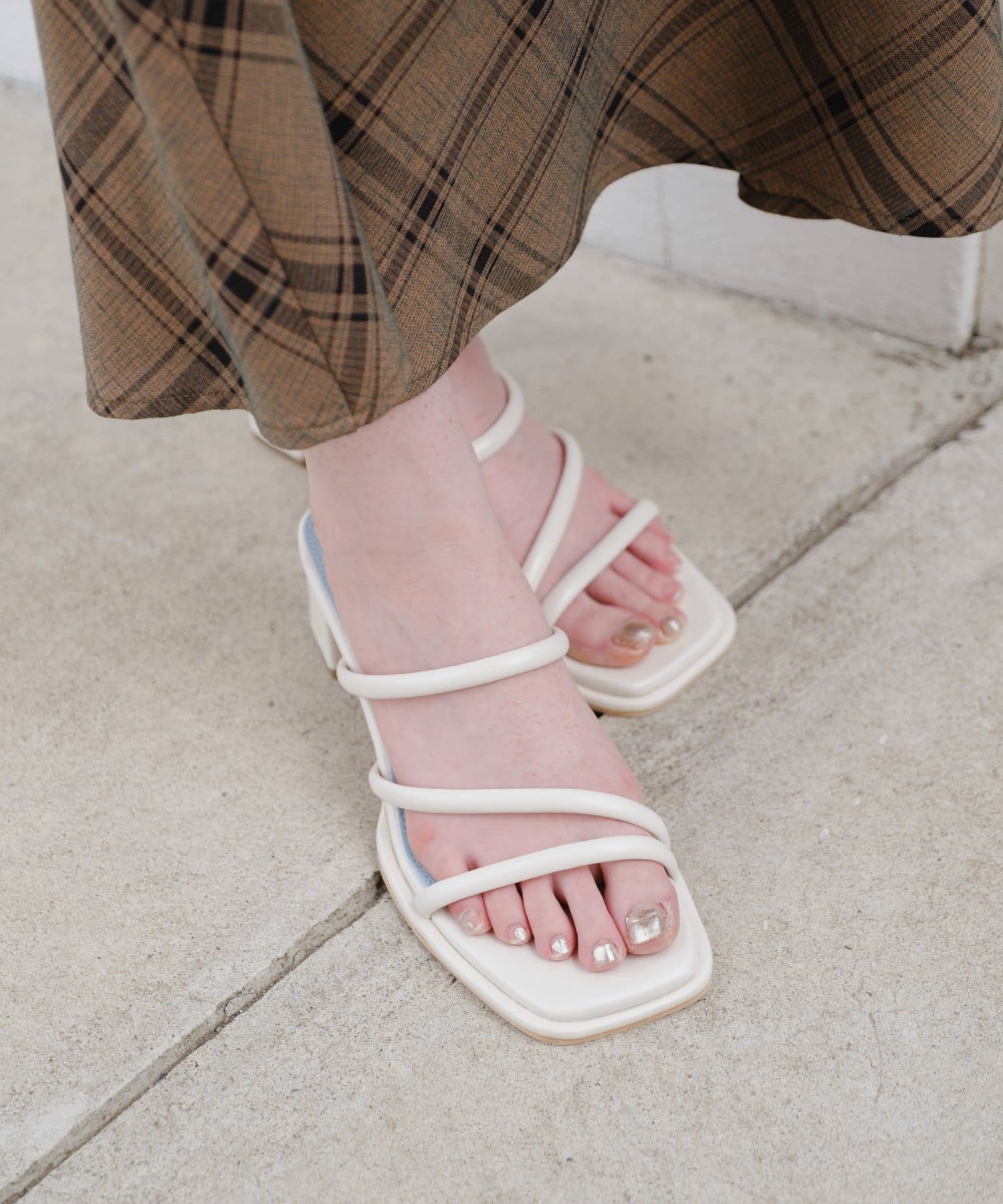 OUTLET(アウトレット) 【CIAOPANIC TYPY】細ひもヒールサンダル