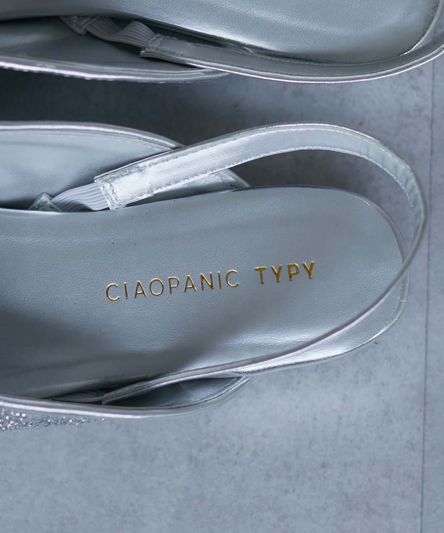 OUTLET(アウトレット) 【CIAOPANIC TYPY】グリッターフラットミュール