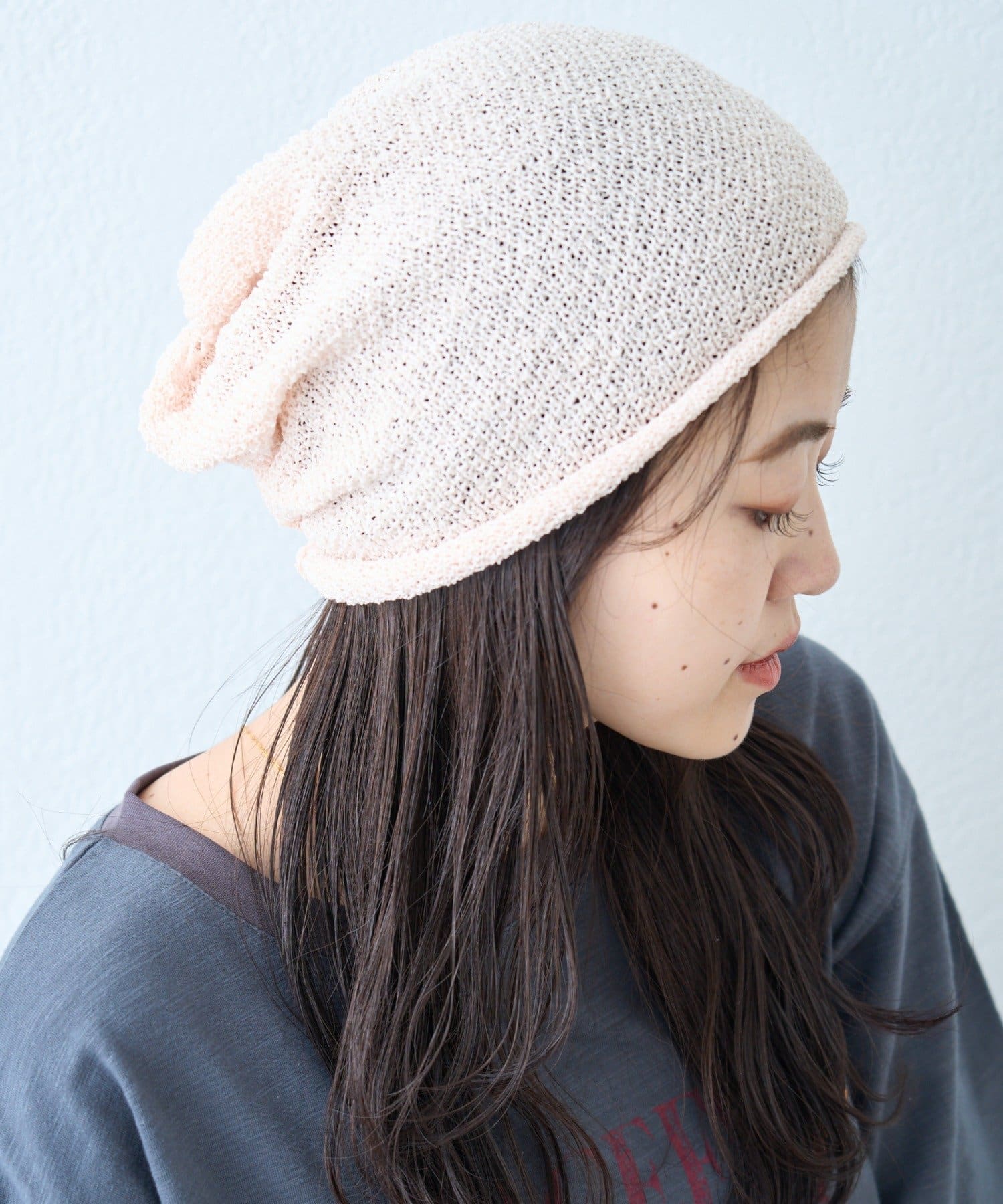 OUTLET(アウトレット) 【CIAOPANIC TYPY】タックデザインメッシュビーニー