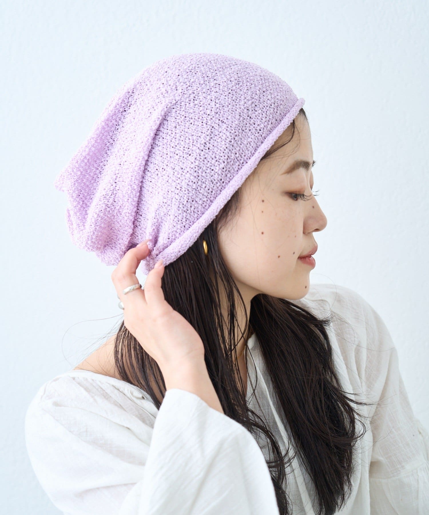 OUTLET(アウトレット) 【CIAOPANIC TYPY】タックデザインメッシュビーニー