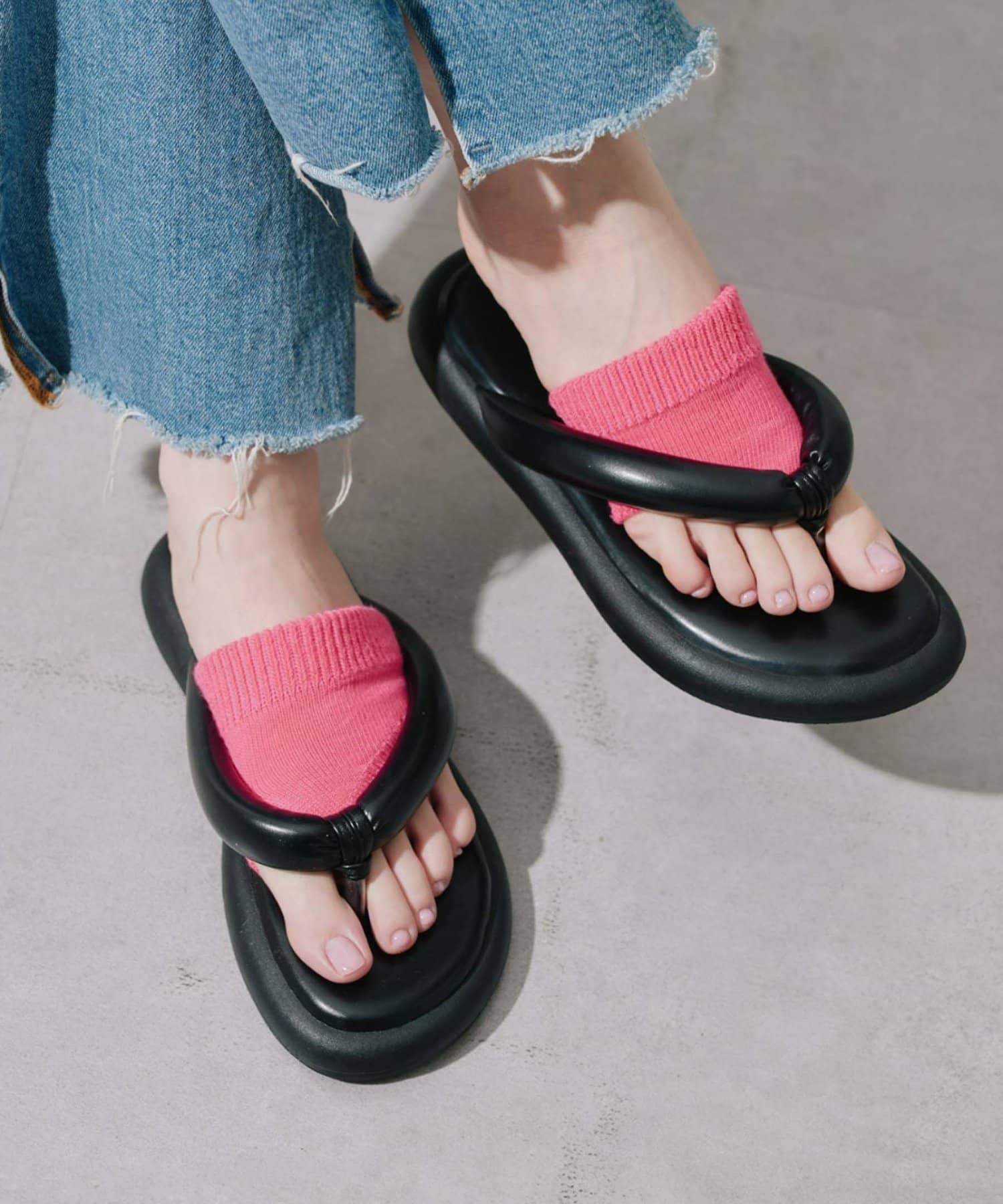 OUTLET(アウトレット) 【CIAOPANIC TYPY】トングサンダルソックス