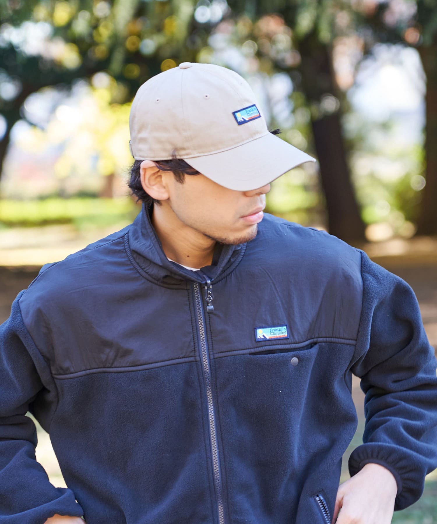 CIAOPANIC TYPY】【ESSENTIAL】ツイルラベル6パネルCAP | OUTLET