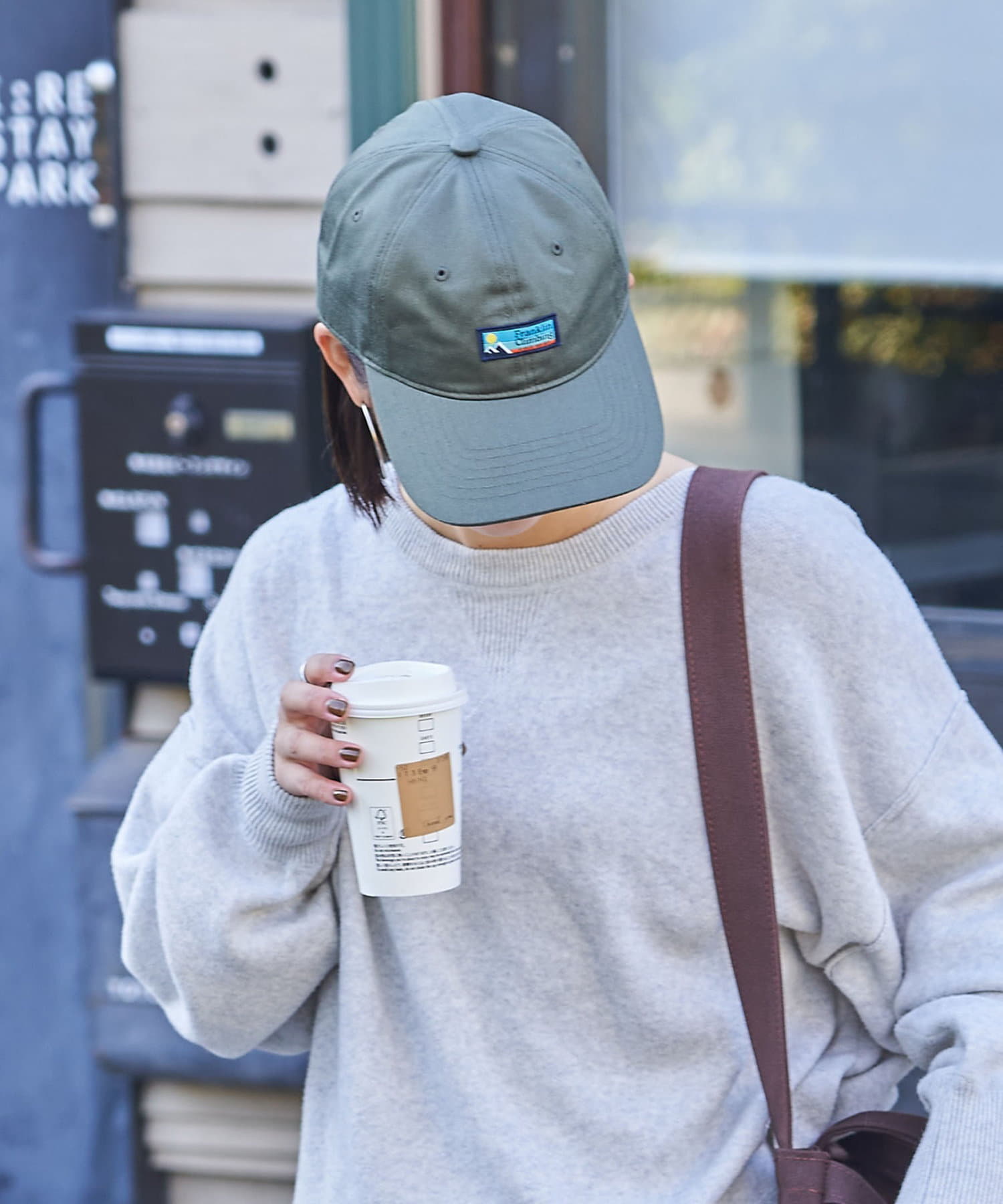 CIAOPANIC TYPY】【ESSENTIAL】ツイルラベル6パネルCAP | OUTLET