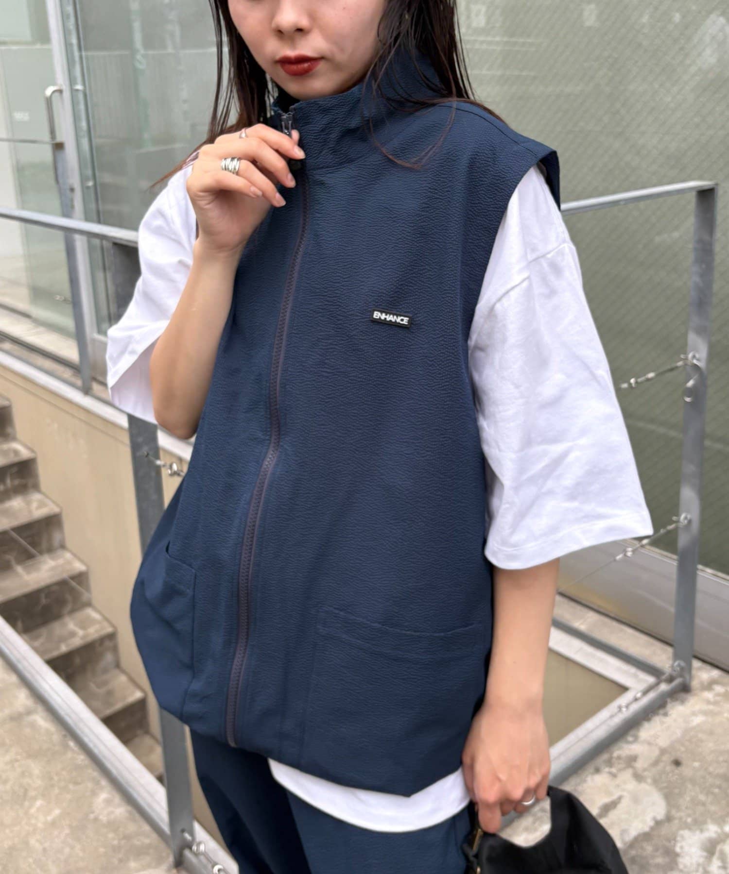 CIAOPANIC TYPY】EPIXシアサッカーZIPベスト | OUTLET(アウトレット