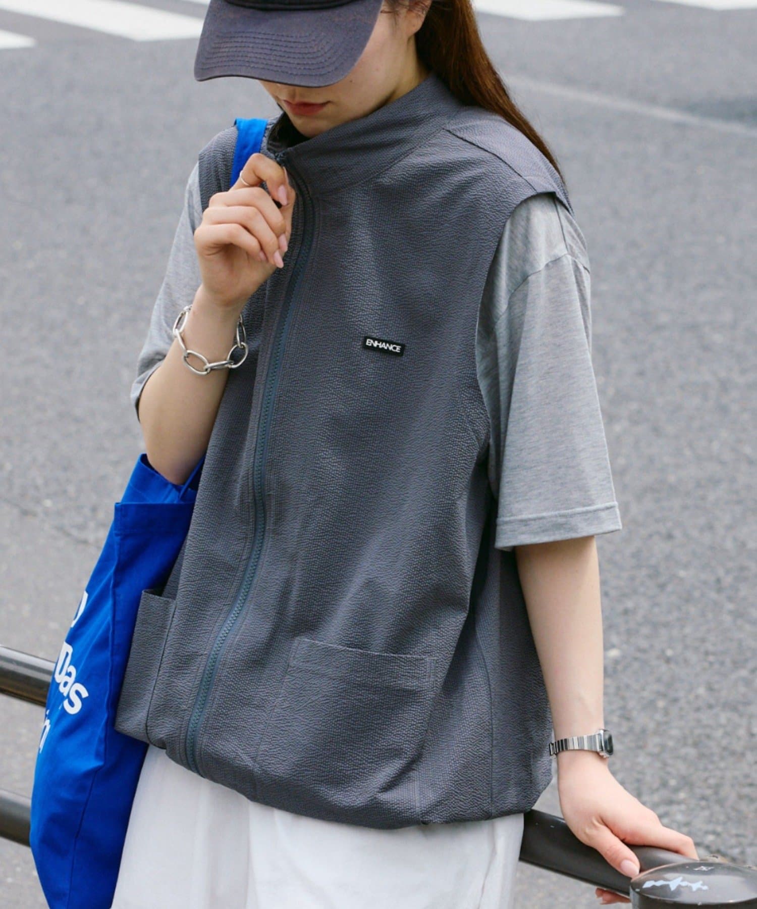 OUTLET(アウトレット) 【CIAOPANIC TYPY】EPIXシアサッカーZIPベスト