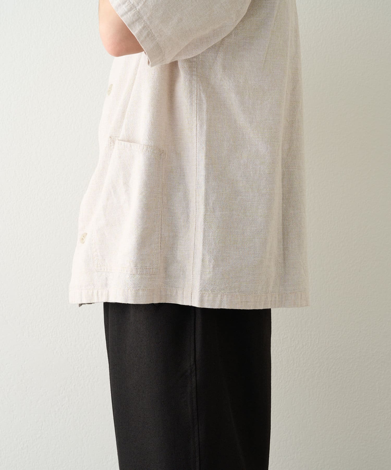 OUTLET(アウトレット) 【CIAOPANIC TYPY】コットンリネンカバーオールシャツ