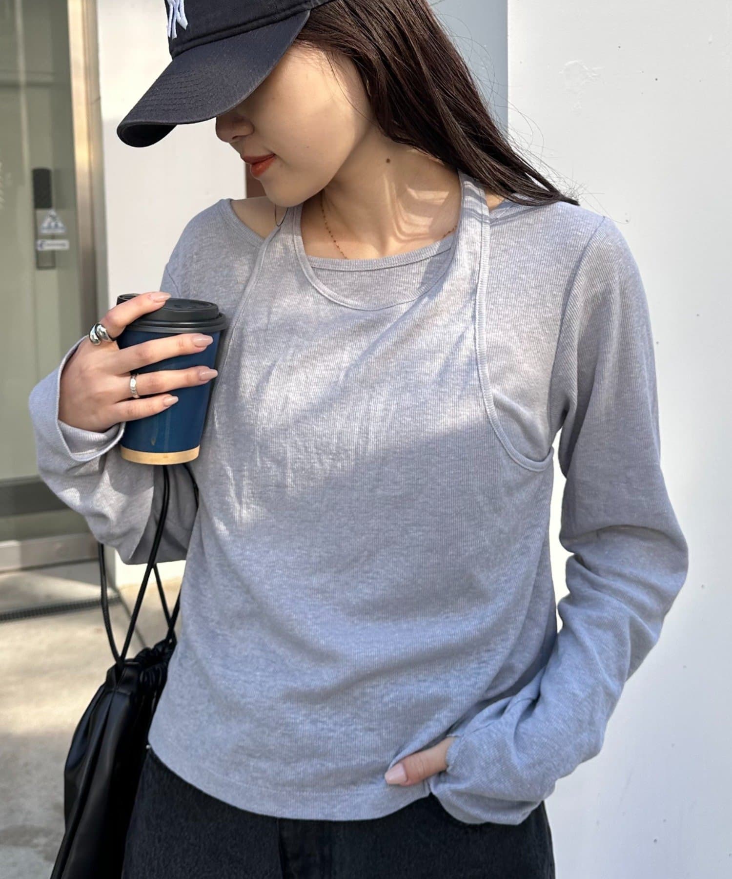 OUTLET(アウトレット) 【CIAOPANIC TYPY】韓国っぽホルターネックシアーTEE