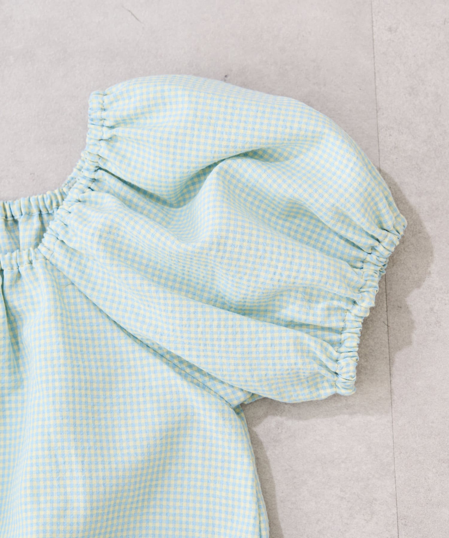 OUTLET(アウトレット) 【CIAOPANIC TYPY】【KIDS】パフスリーブクロップド丈ブラウス