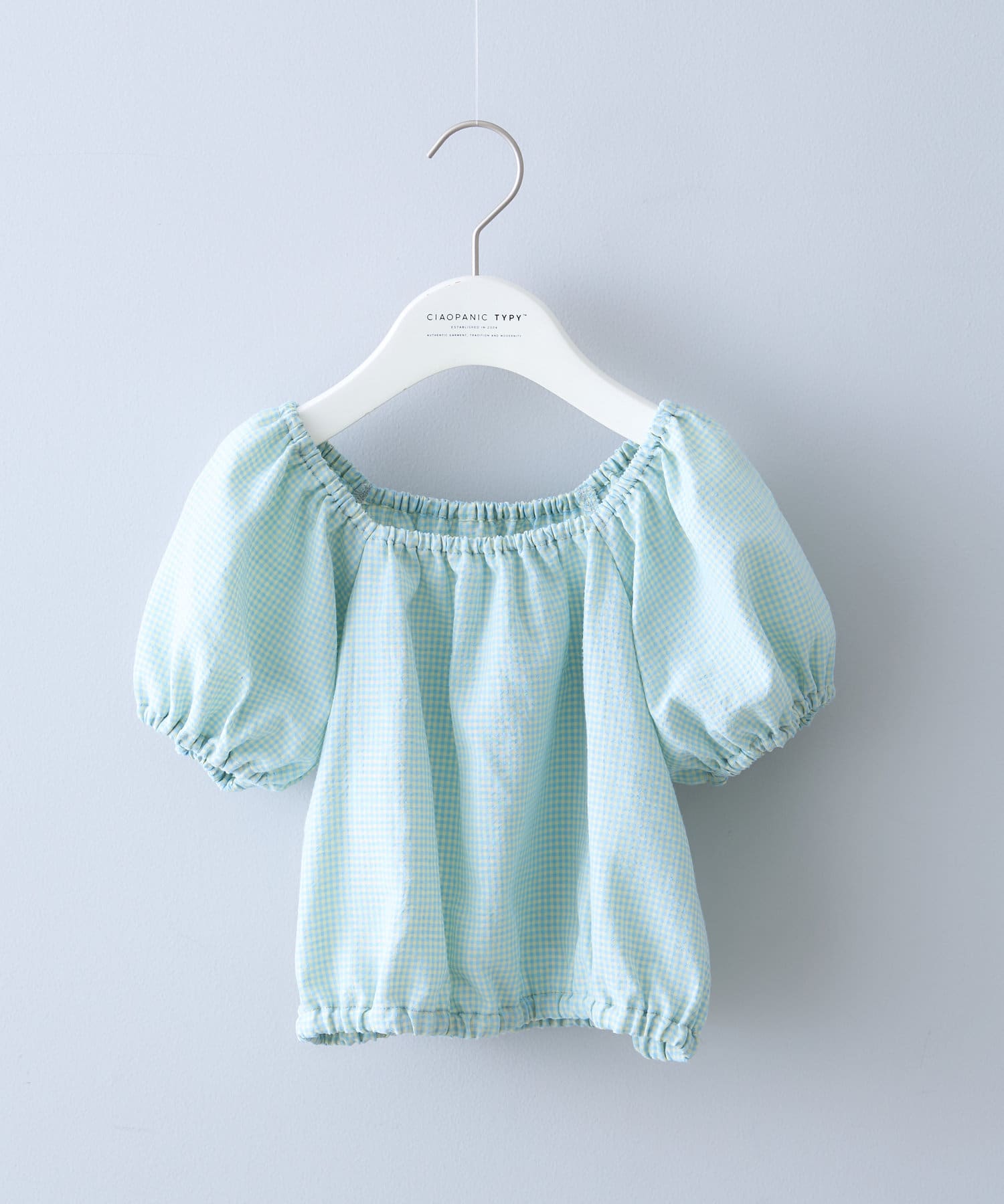 OUTLET(アウトレット) 【CIAOPANIC TYPY】【KIDS】パフスリーブクロップド丈ブラウス