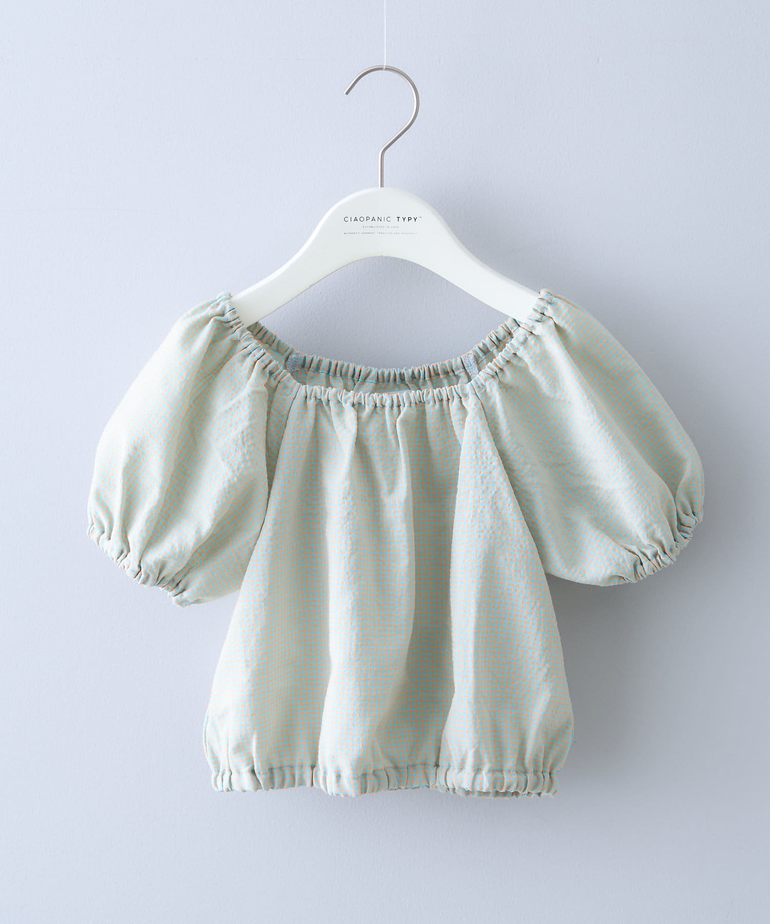 OUTLET(アウトレット) 【CIAOPANIC TYPY】【KIDS】パフスリーブクロップド丈ブラウス