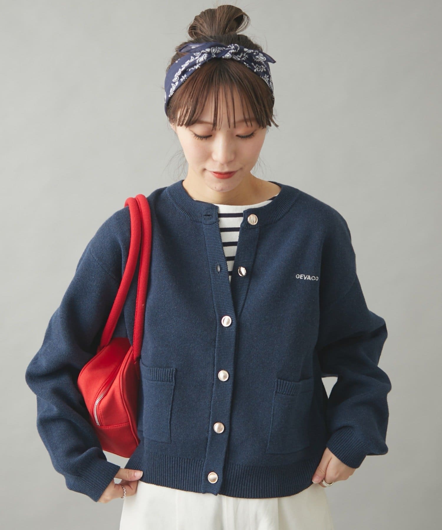 OUTLET(アウトレット) 【CIAOPANIC TYPY】金ボタンカーディガン