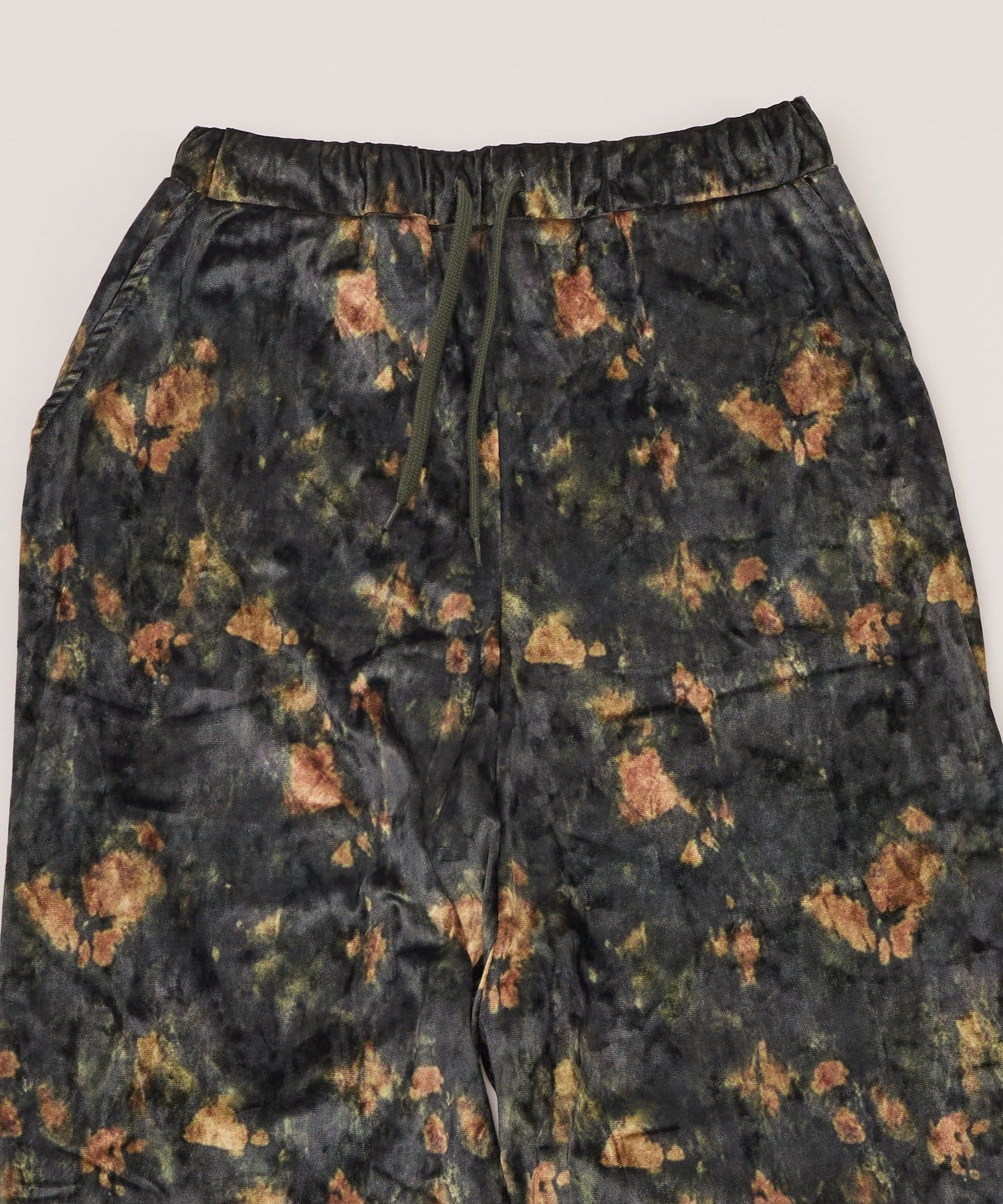 OUTLET(アウトレット) 【WHO'S WHO gallery】花柄ベロアイージーパンツ