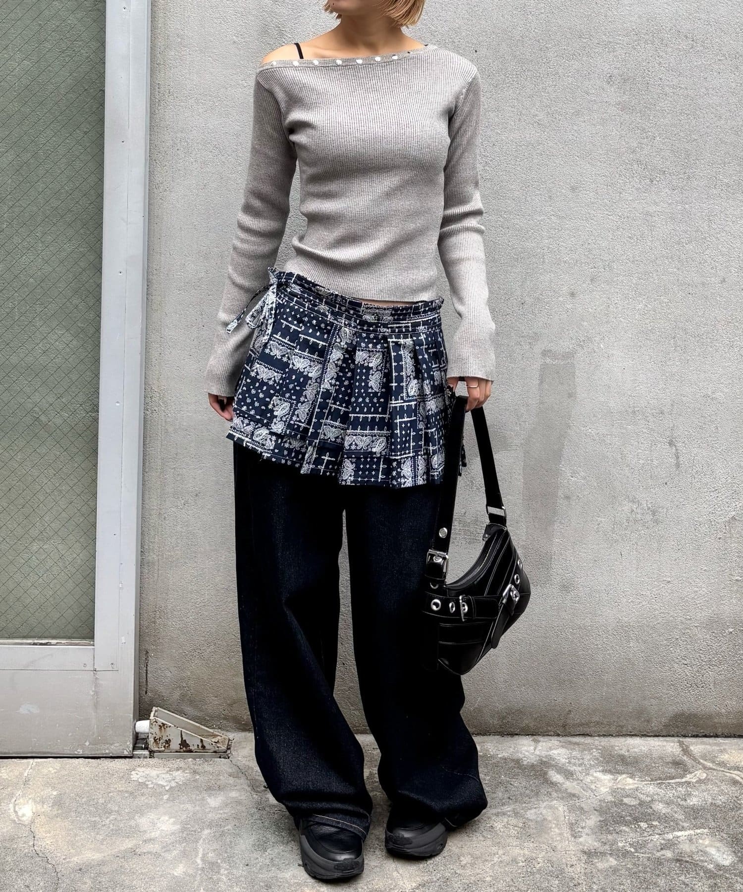 OUTLET(アウトレット) 【WHO'S WHO gallery】プリーツラップベルト