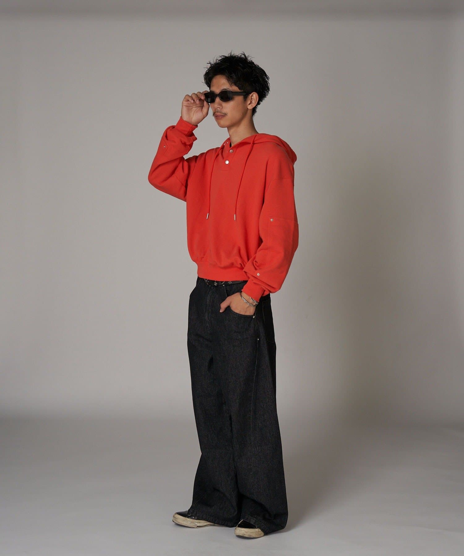 OUTLET(アウトレット) 【Ciaopanic】ワンウォッシュバギーデニムパンツ